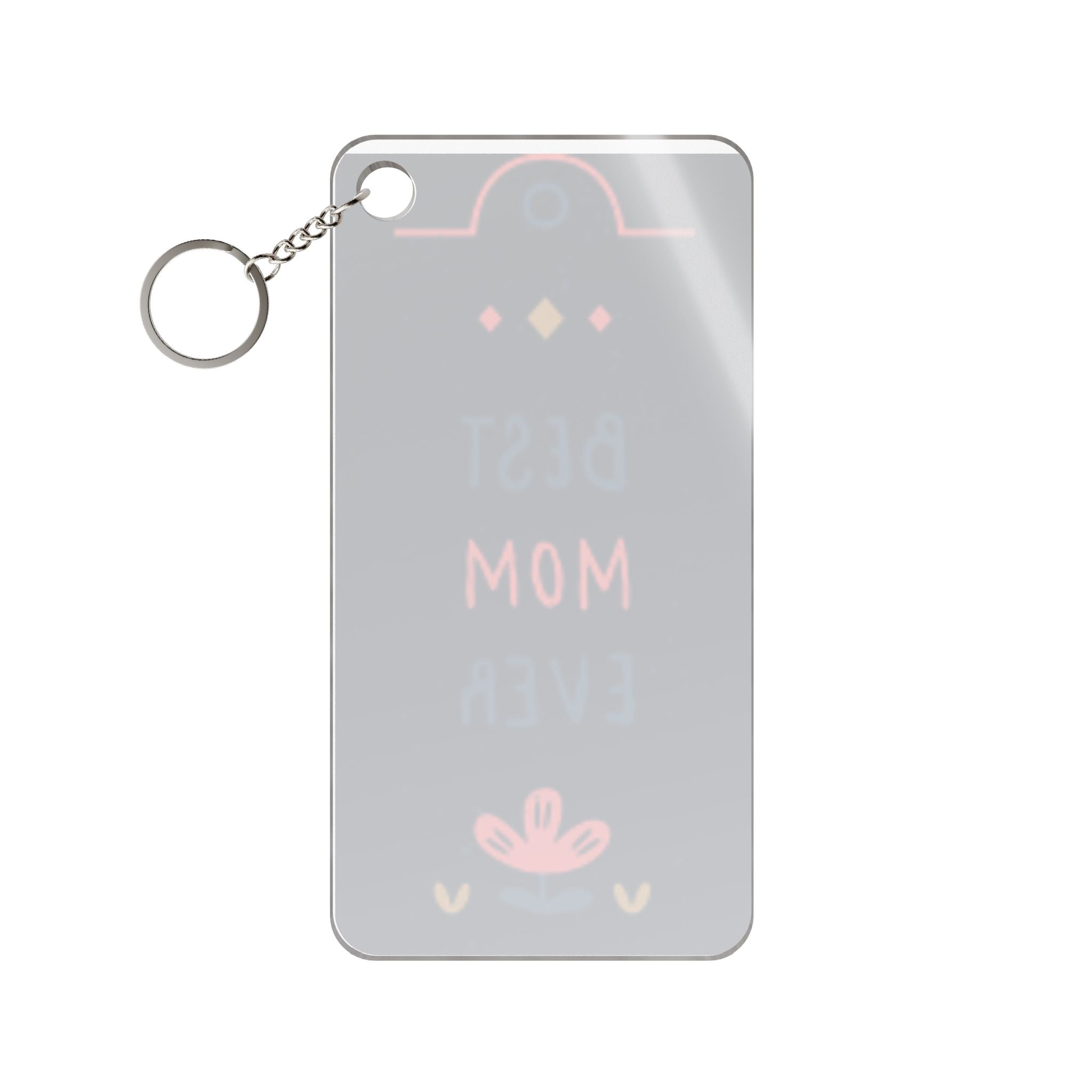 Best Mom Ever Keychain Charm — Floral Mother’s Day Gift