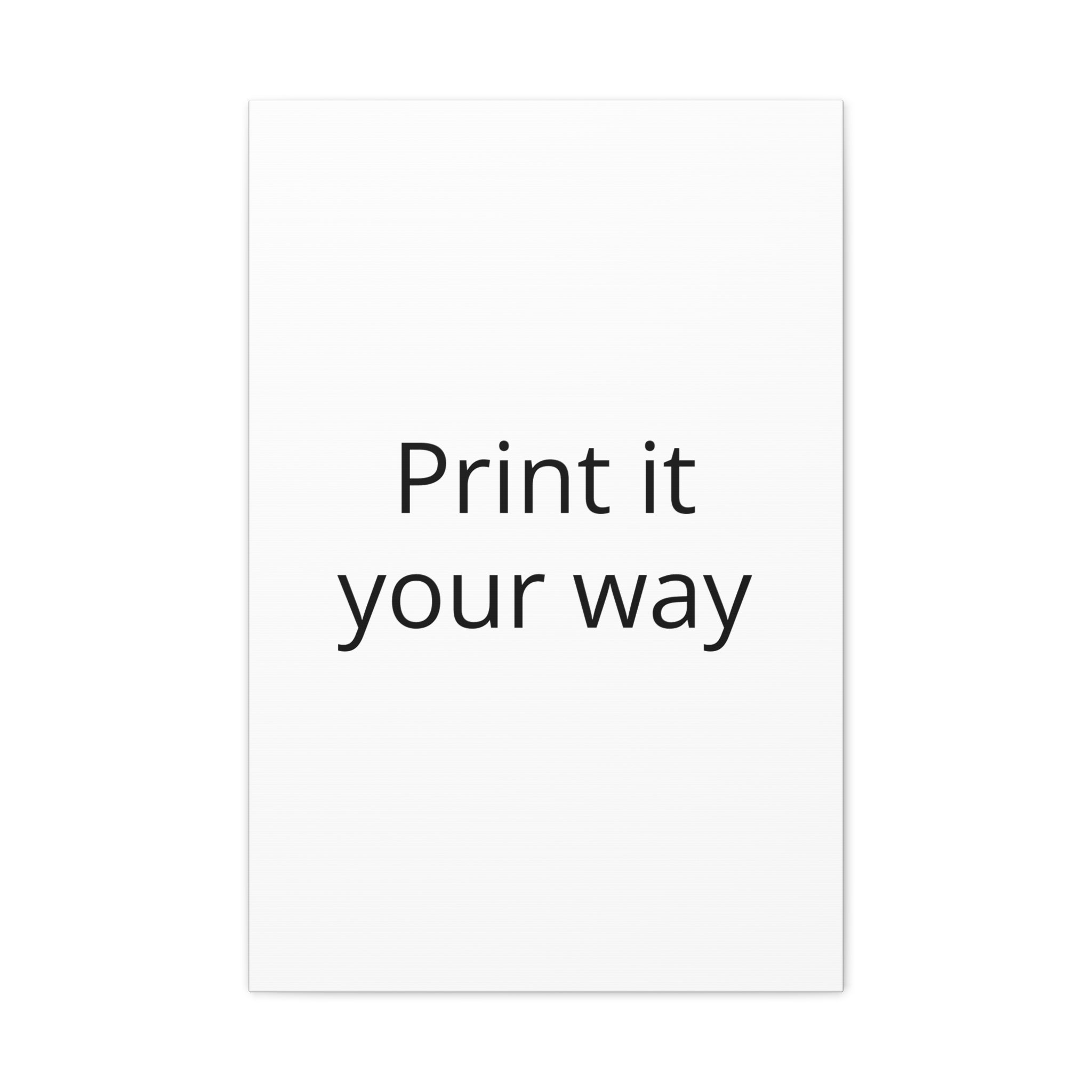 Matte Canvas, Stretched, 1.25"