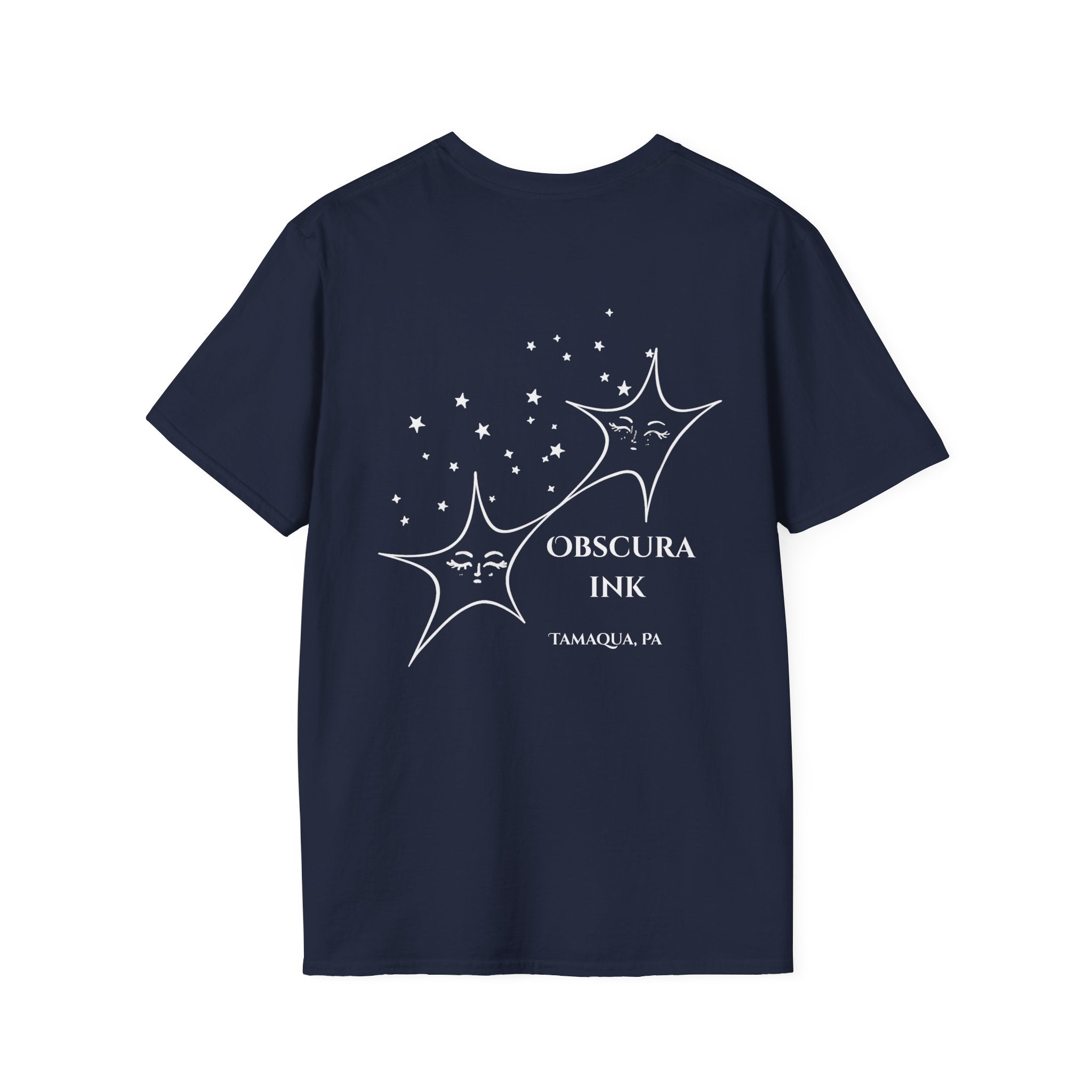 Stars logo ~ Back ~ Obscura Ink Signature Tee