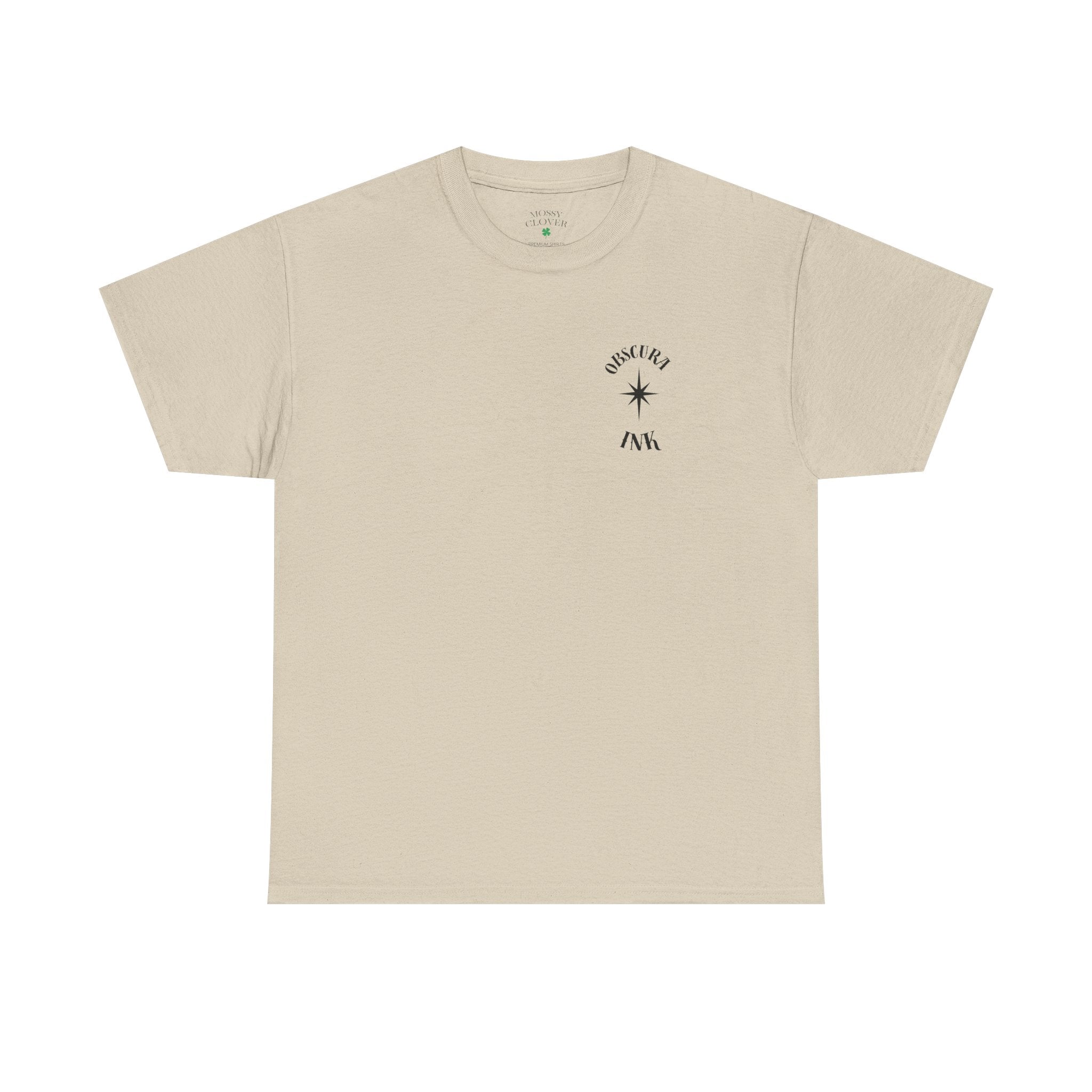 Shield Floral Tee — Obscura Ink Graphic T‑Shirt