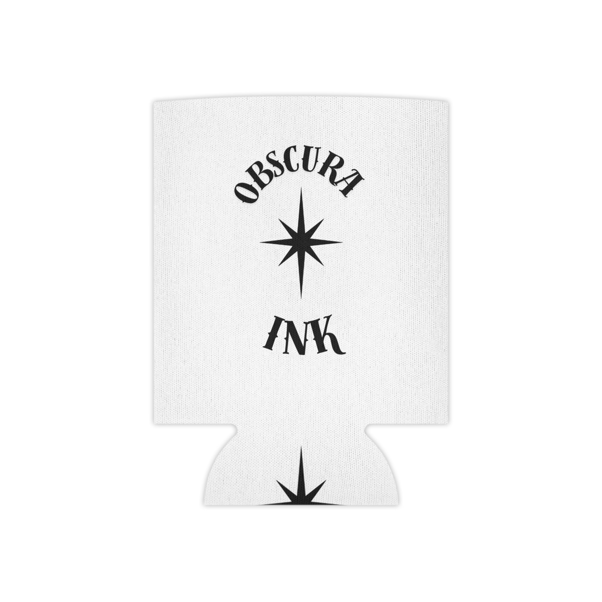 Can Cooler — Obscura Ink Star Logo Beverage Koozie