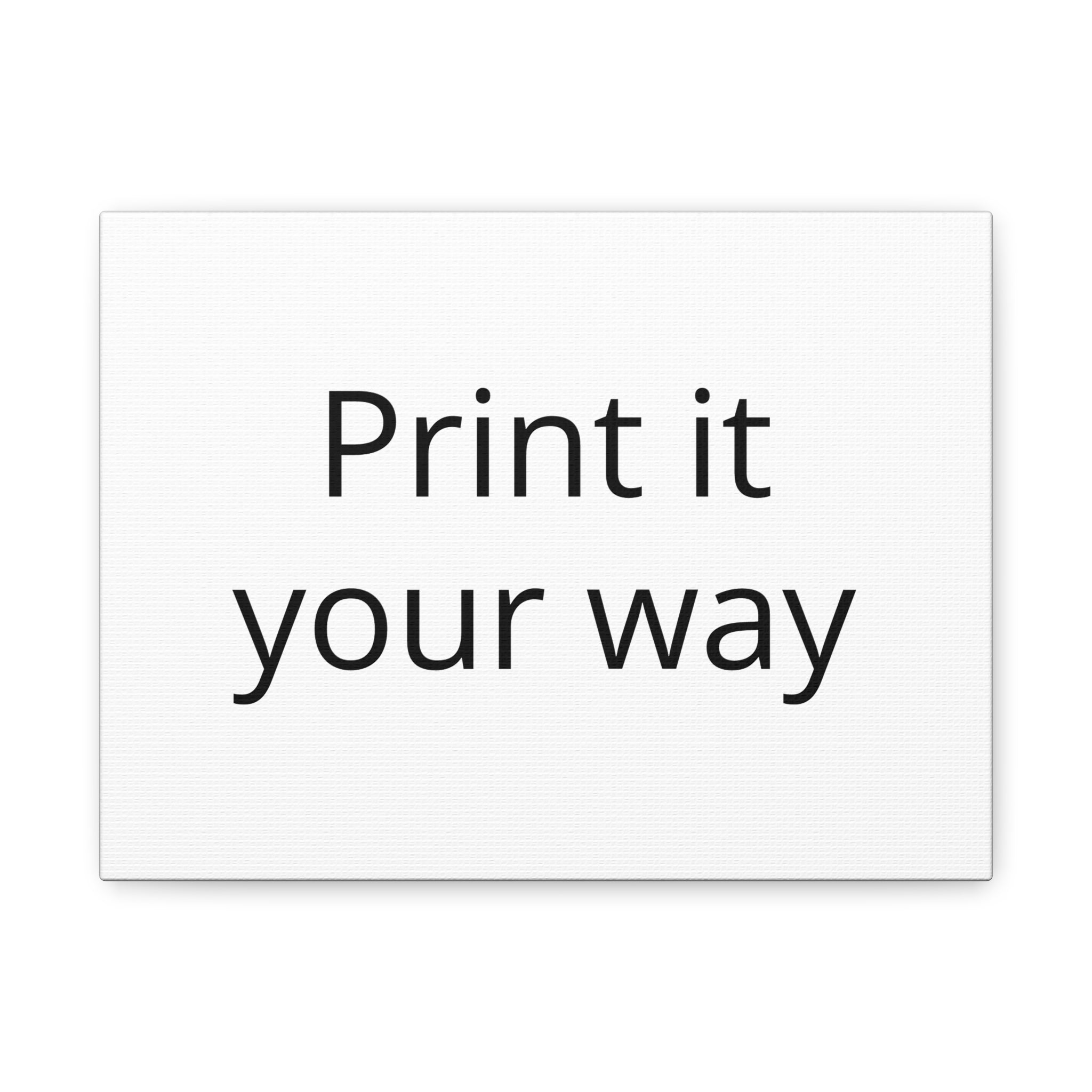 Matte Canvas, Stretched, 1.25"