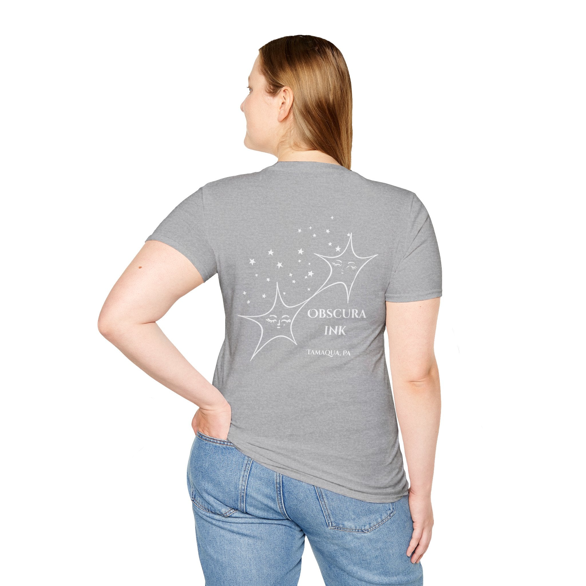Stars logo ~ Back ~ Obscura Ink Signature Tee