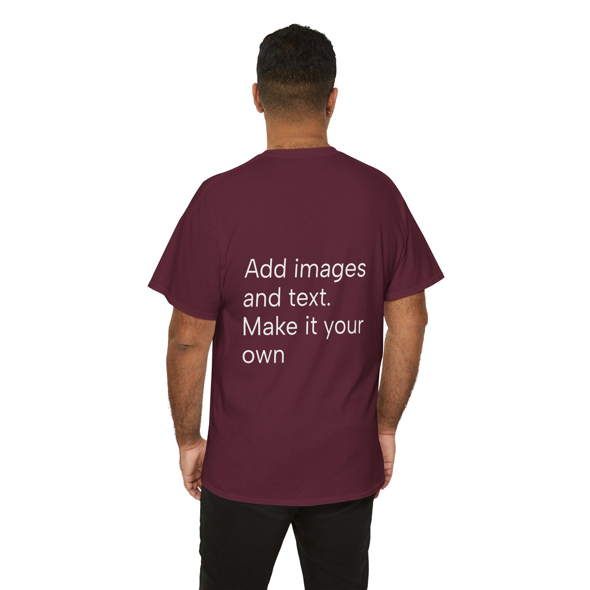 Customizable T‑Shirt – "Upload Your Designs and Watch Them Come to Life"