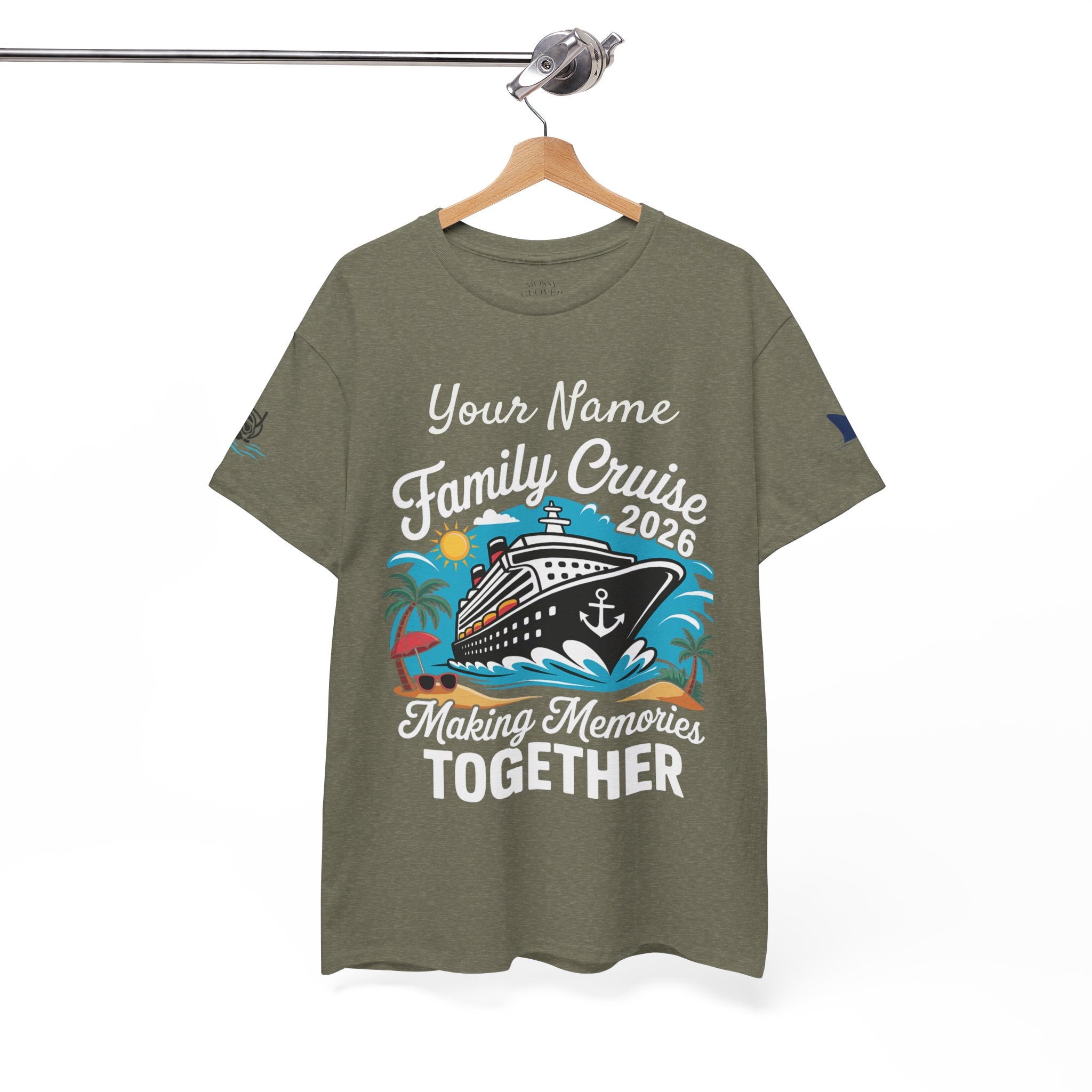 Family Cruise T‑Shirt — Customizable 'Making Memories Together' Cruise Vacation Tee