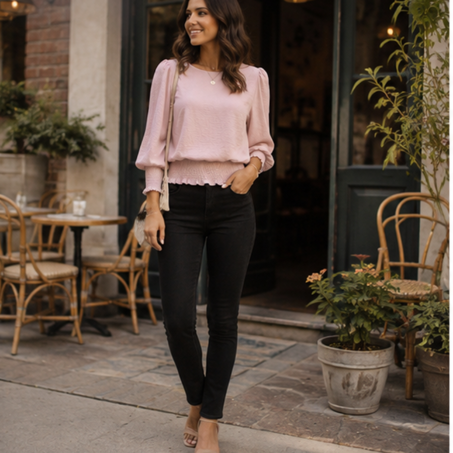 The Willow Gathered Blouse for Women
