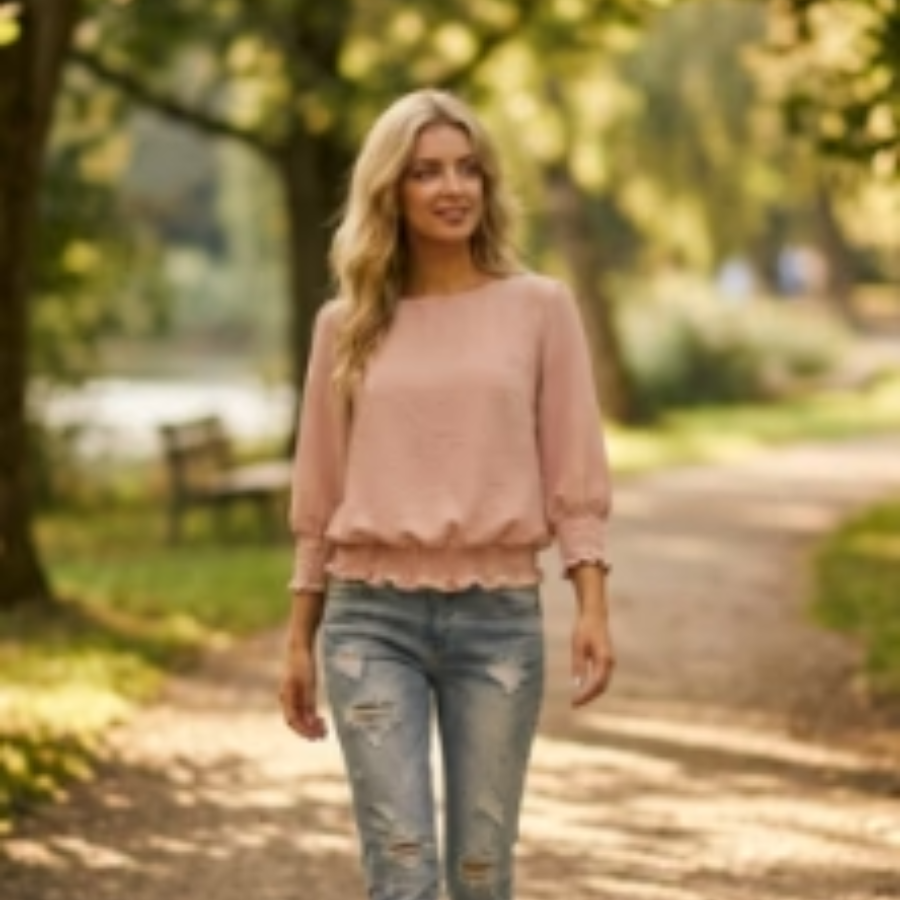 The Willow Gathered Blouse for Women
