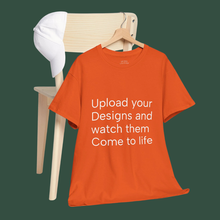 Customizable T‑Shirt – "Upload Your Designs and Watch Them Come to Life"