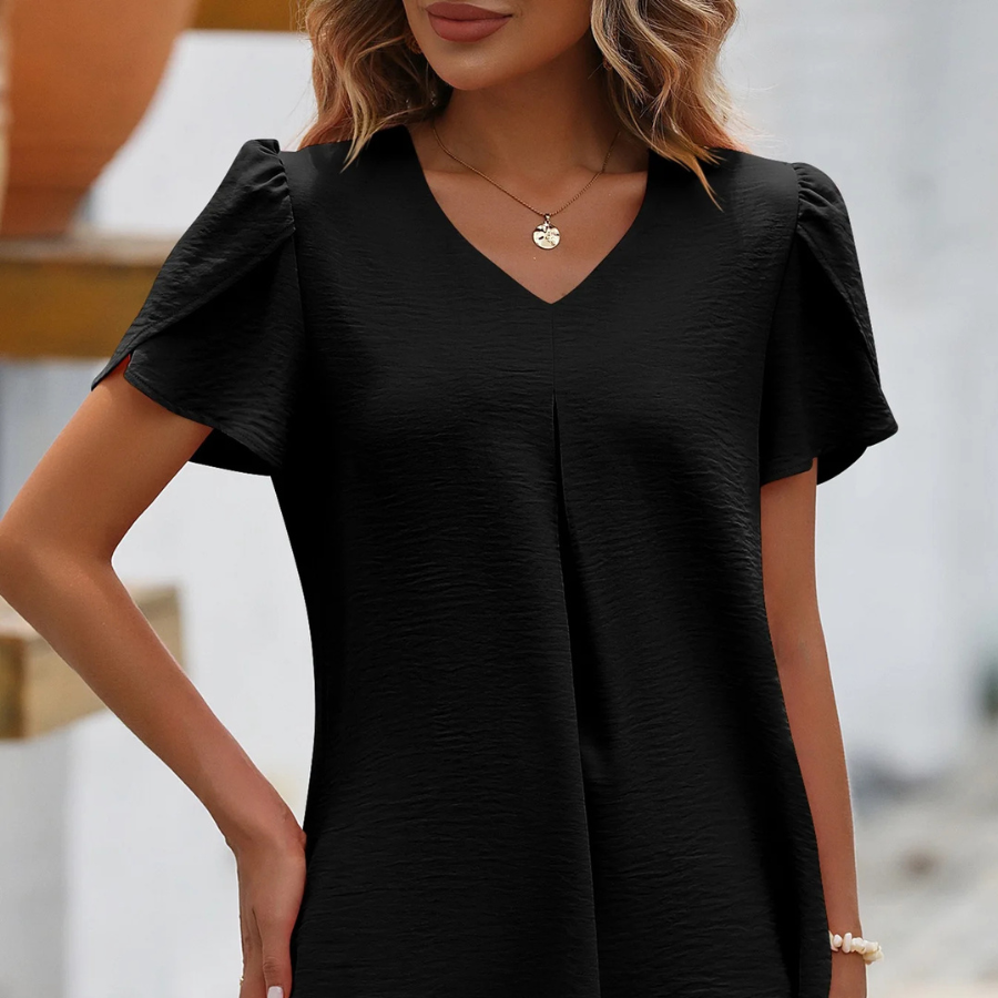 The Meadow Breeze Pleated Top For Women