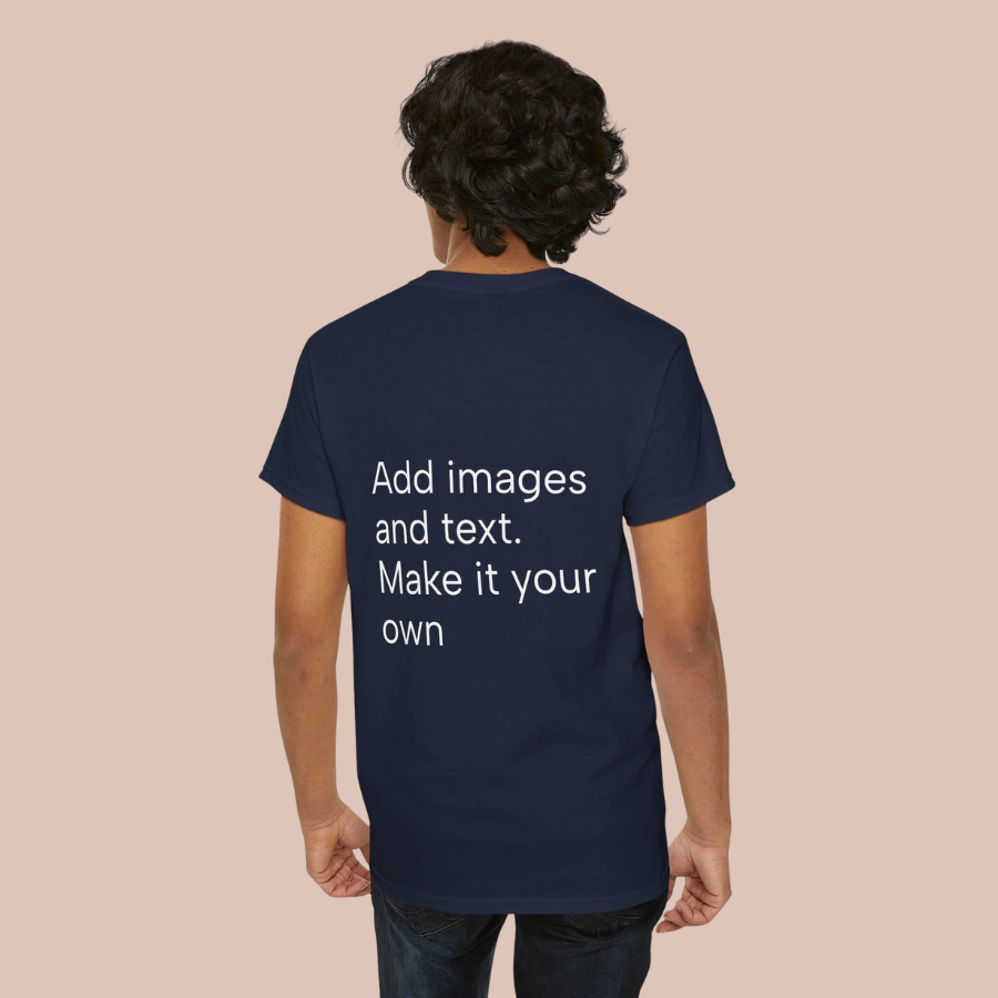 Customizable T‑Shirt – "Upload Your Designs and Watch Them Come to Life"