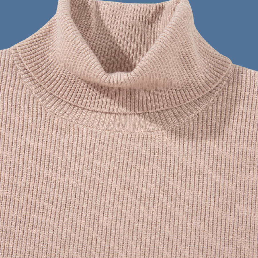The Chalet Sleeveless High Neck Knit Wool Sweater for Women