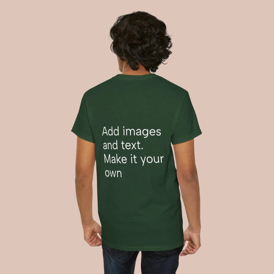 Customizable T‑Shirt – "Upload Your Designs and Watch Them Come to Life"