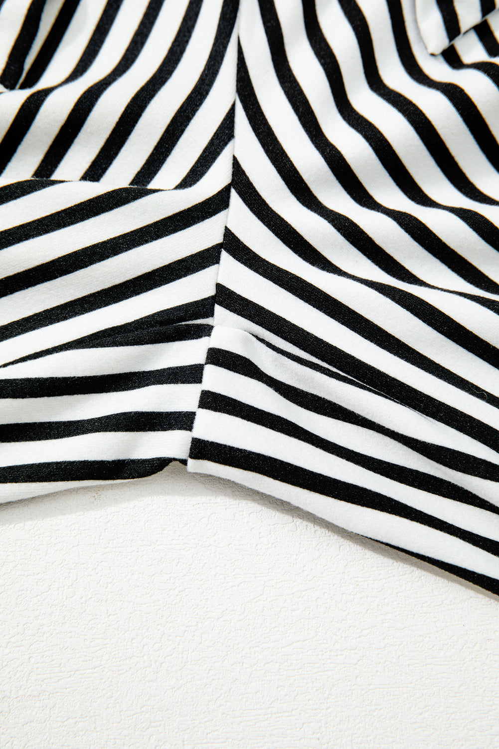 Harbor Stripe ~ Tied High Waist Straight Leg Pants