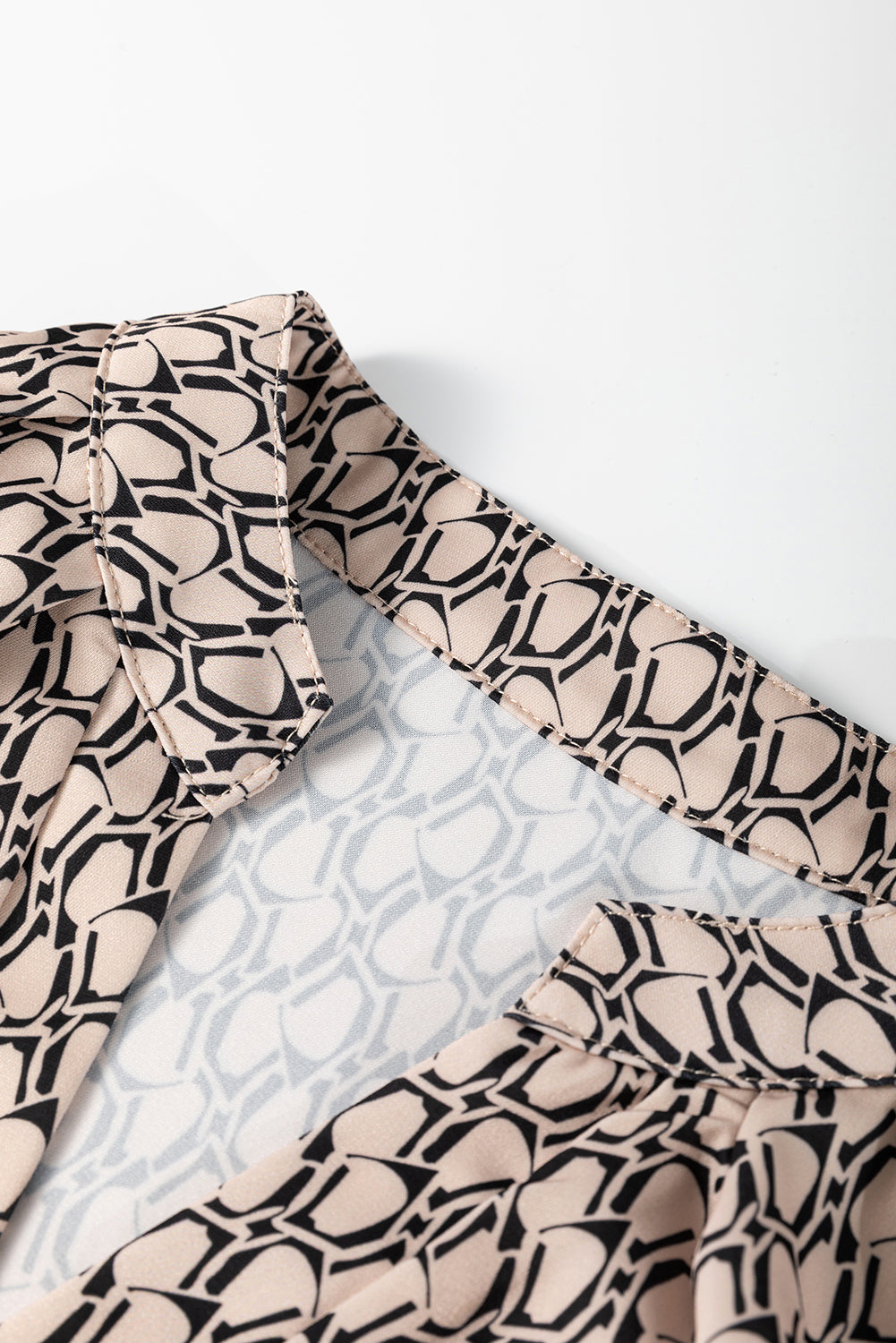 The Mosaic Puff Sleeve Blouse for Women