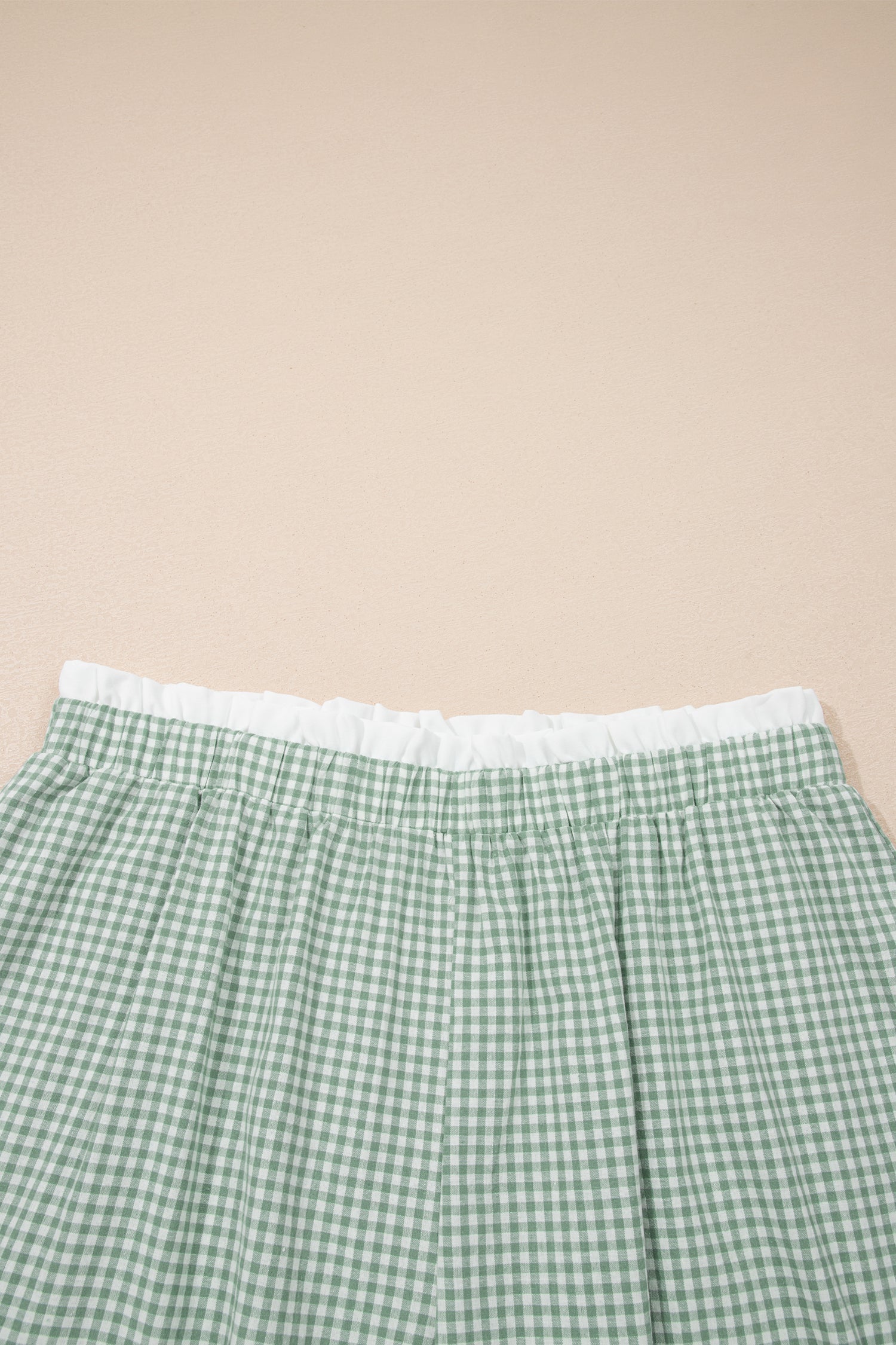 Ruffle up ~ Gingham Shorts