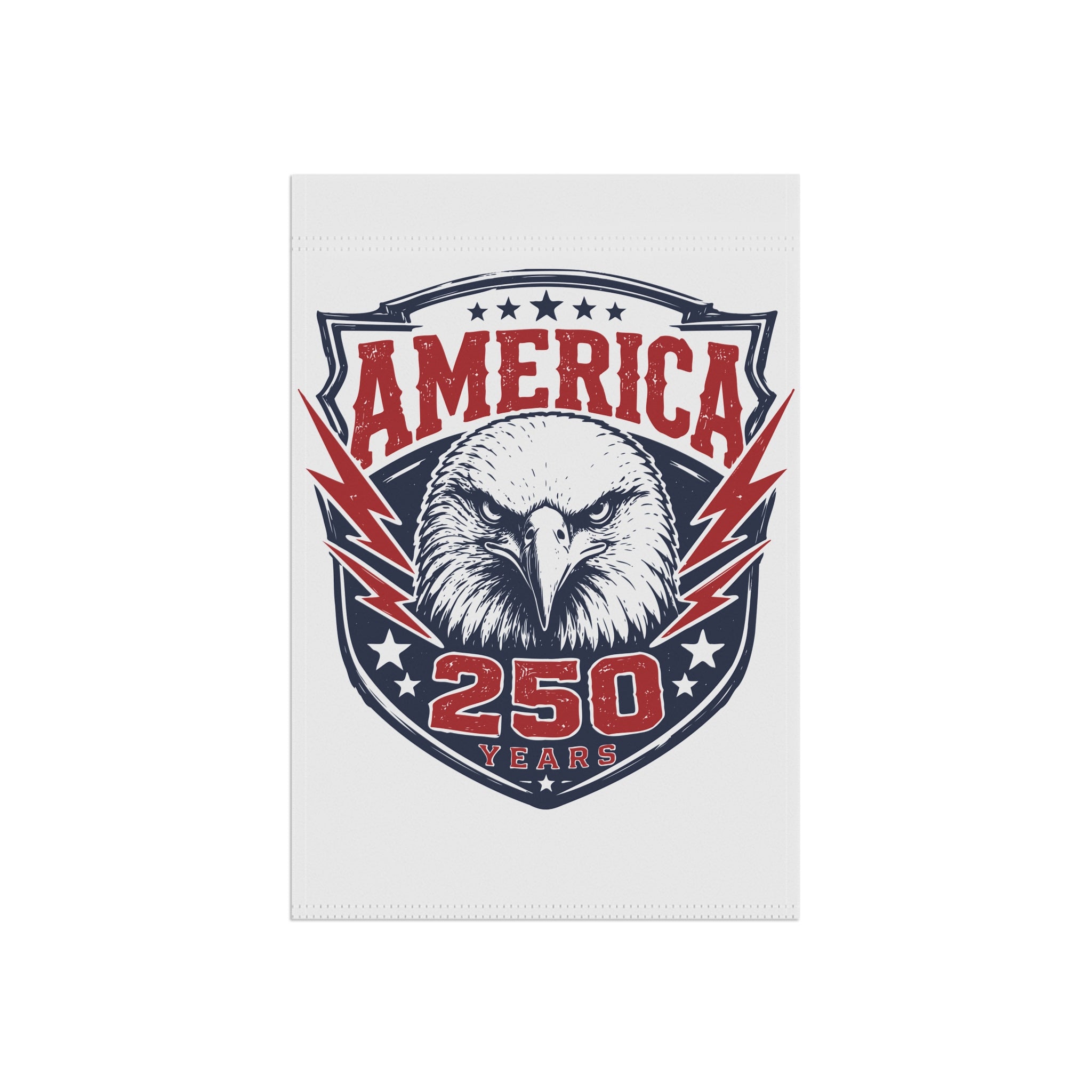America 250 Eagle Garden Flag - Patriotic 250 Years Outdoor House Banner