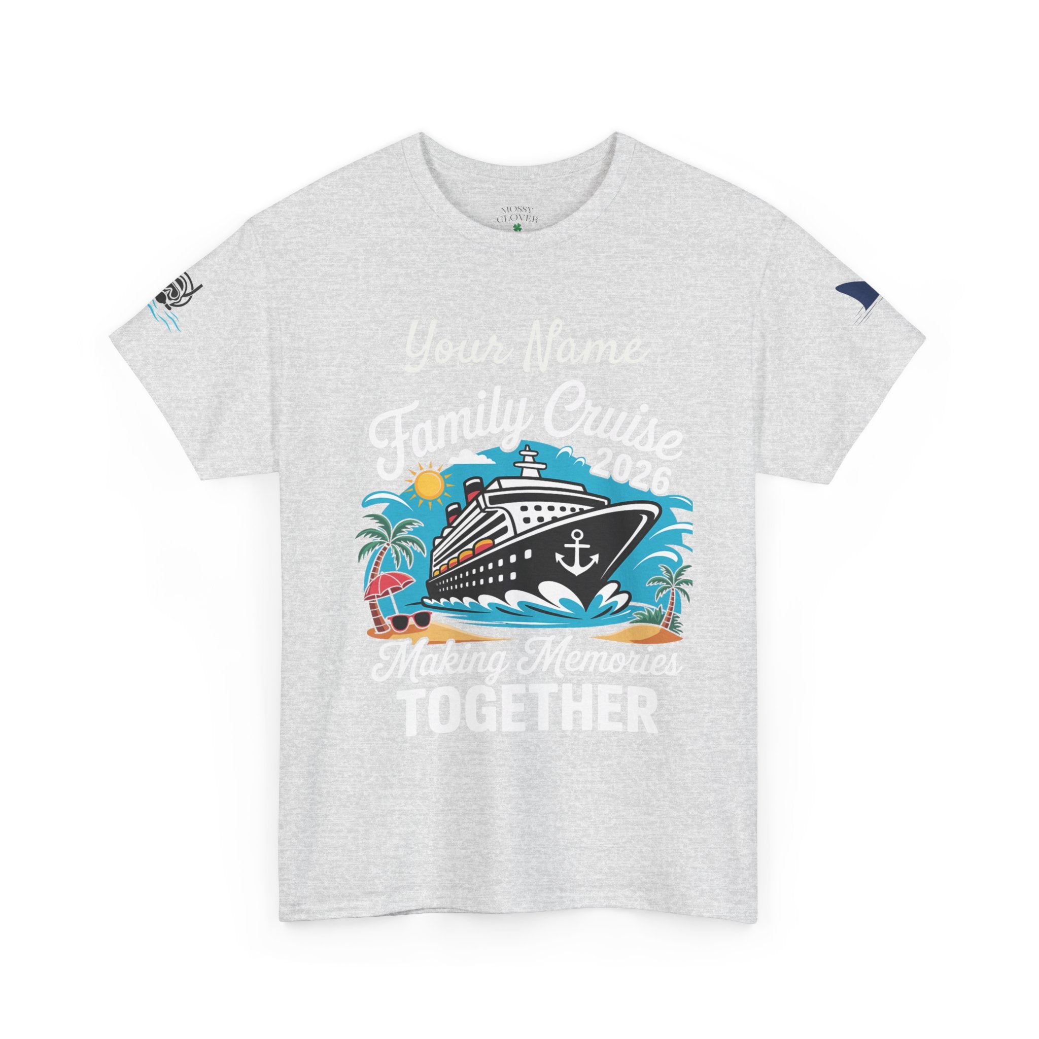 Family Cruise T‑Shirt — Customizable 'Making Memories Together' Cruise Vacation Tee