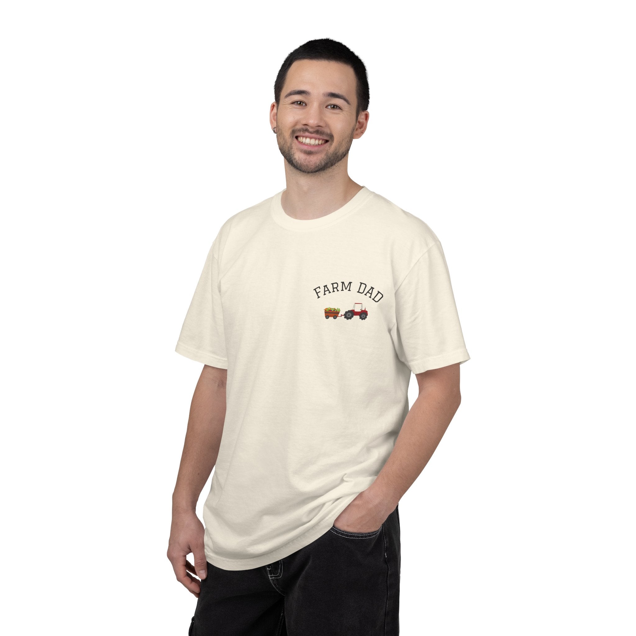 Farmer Dad T-Shirt — Rustic Farm Animals Graphic Tee