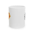 Ceramic Mug — "Super Dad" Coffee Cup with Heart Accents (11oz, 15oz)