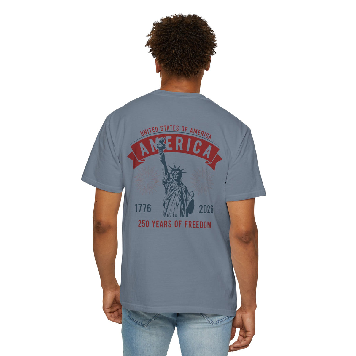 USA 250 Yrs ~ Unisex Garment-Dyed T-shirt