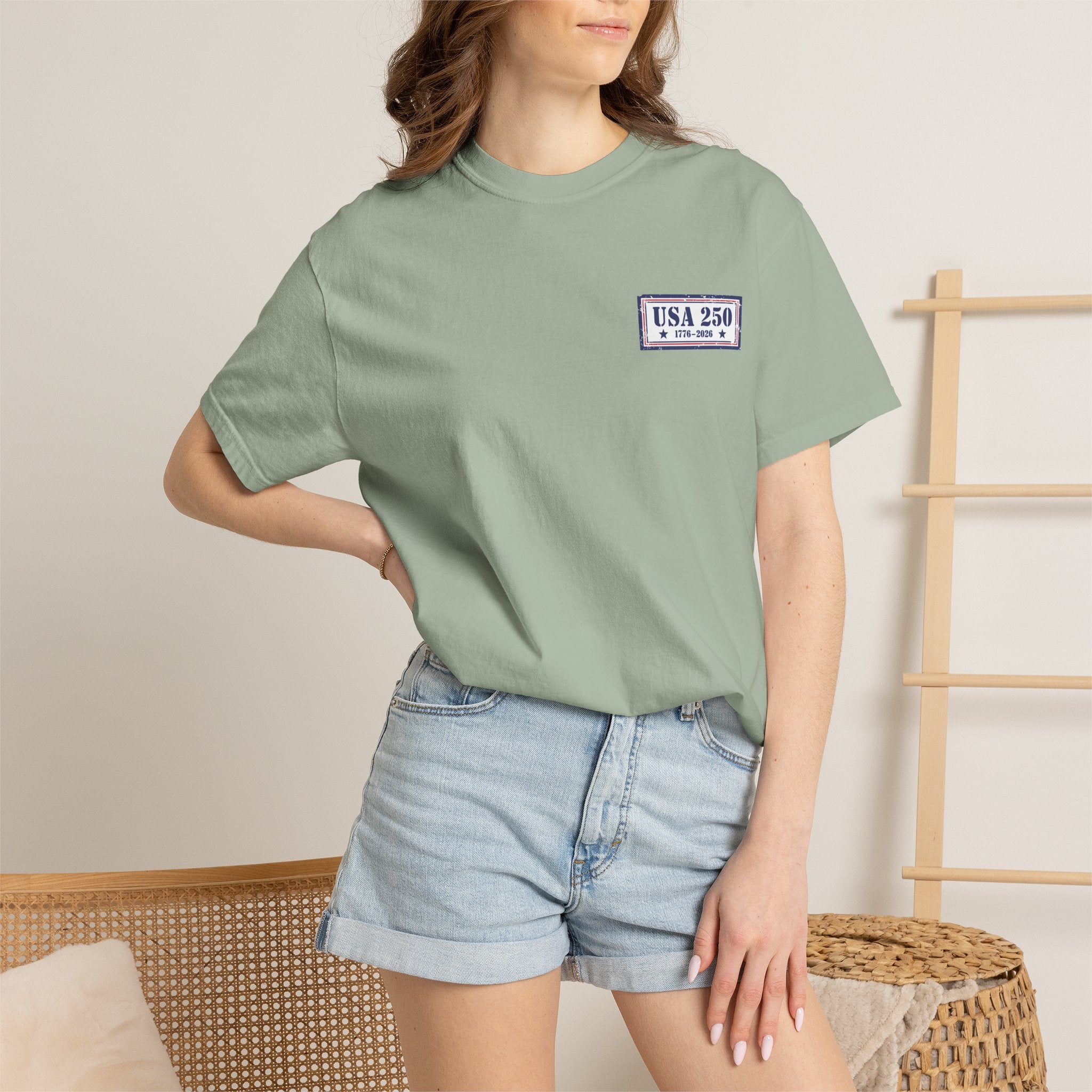 USA 250 Yrs ~ Unisex Garment-Dyed T-shirt