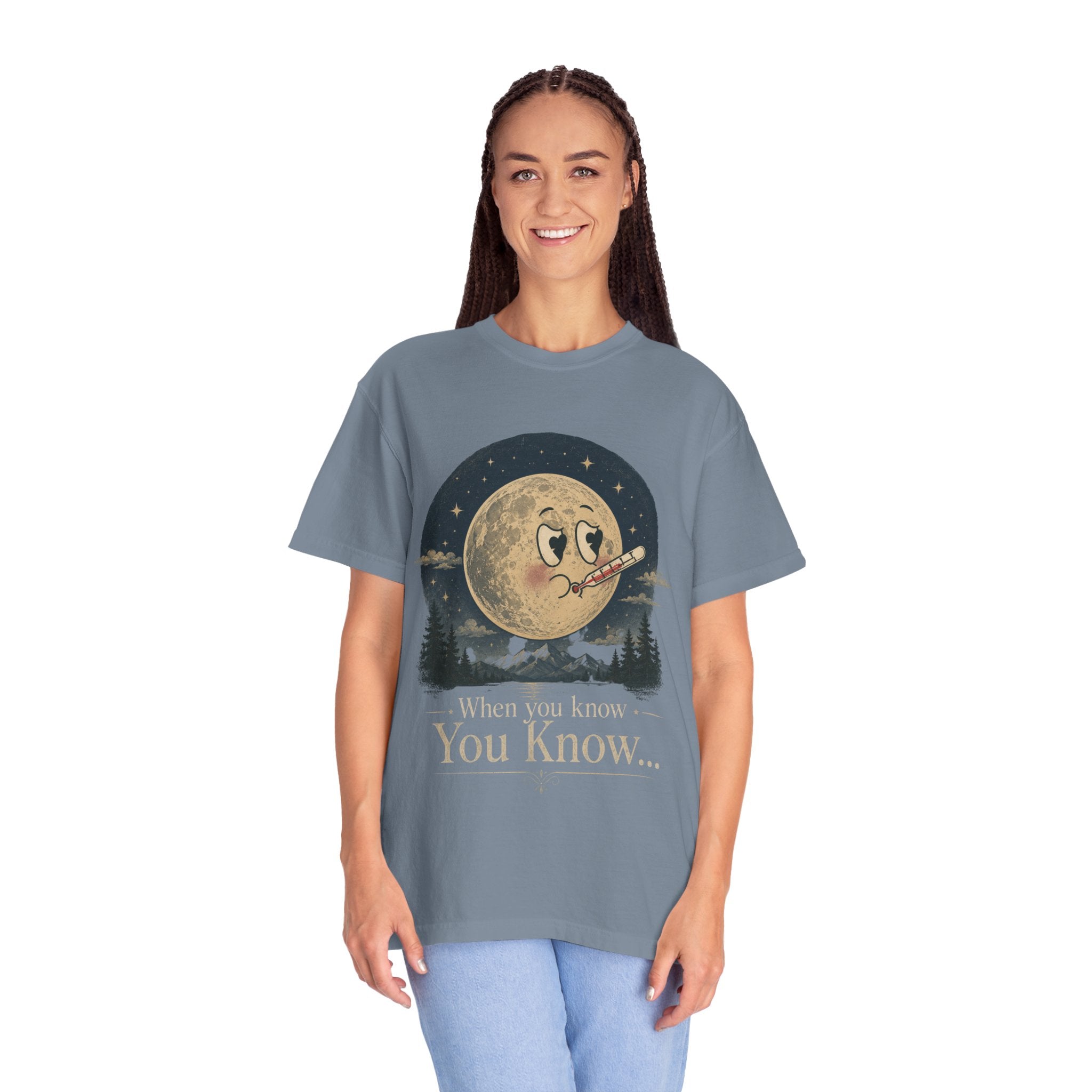 Moonlit Retro Tee — 'When You Know... You Know' Graphic T-Shirt