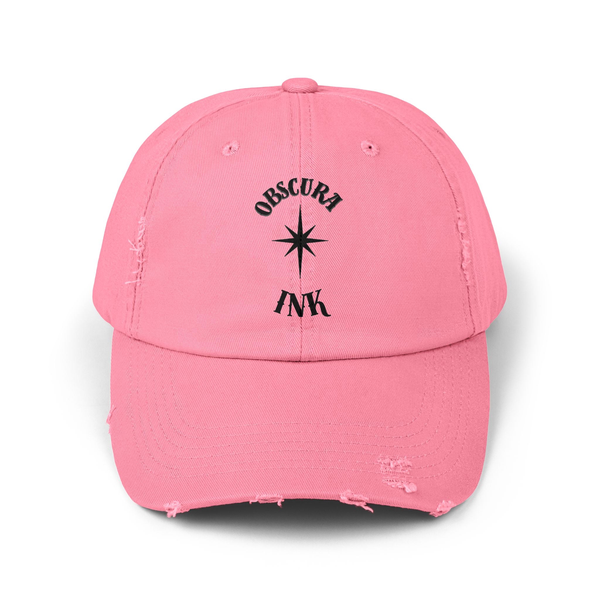 Obscura Ink LOGO ~ Distressed Baseball Cap