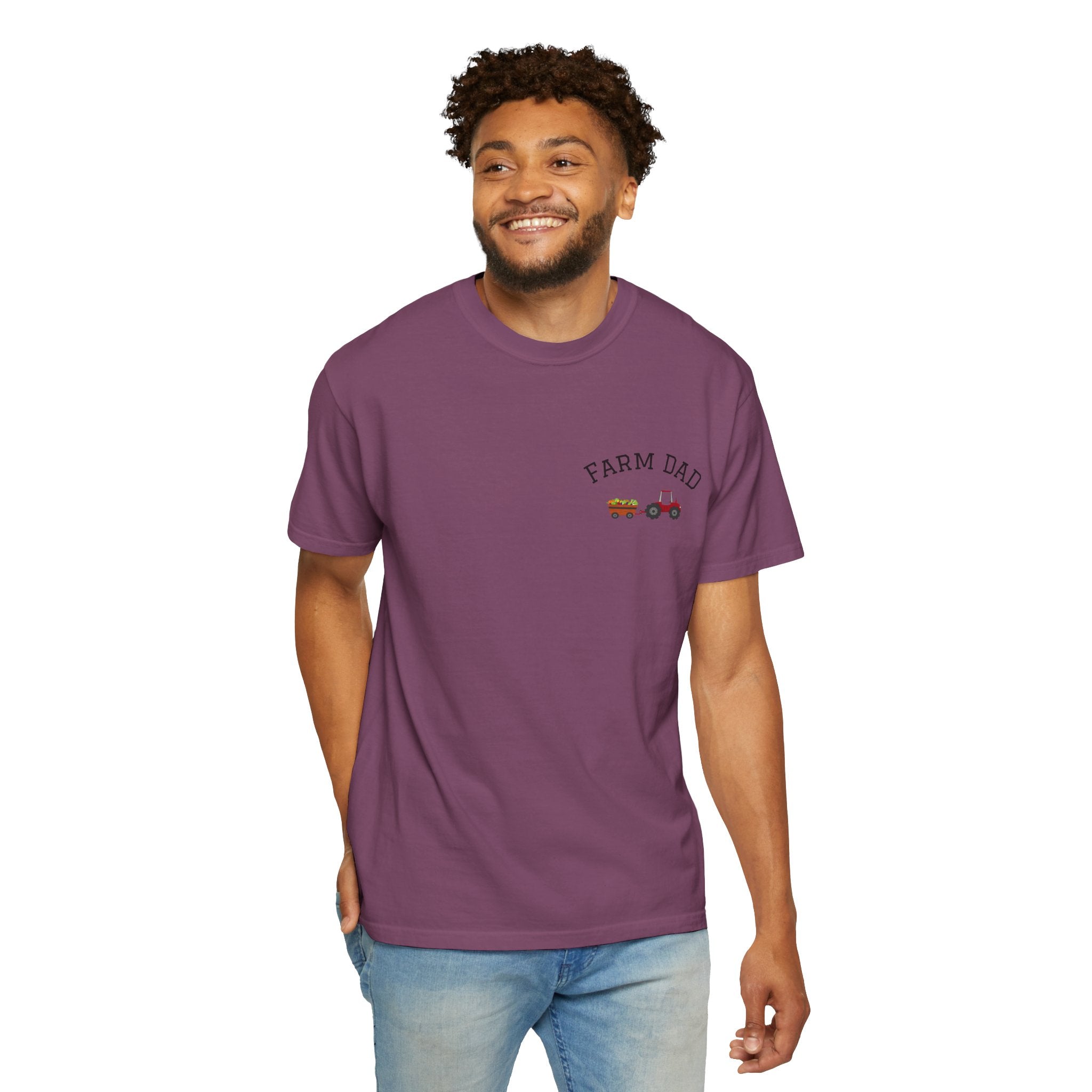 Farmer Dad T-Shirt — Rustic Farm Animals Graphic Tee