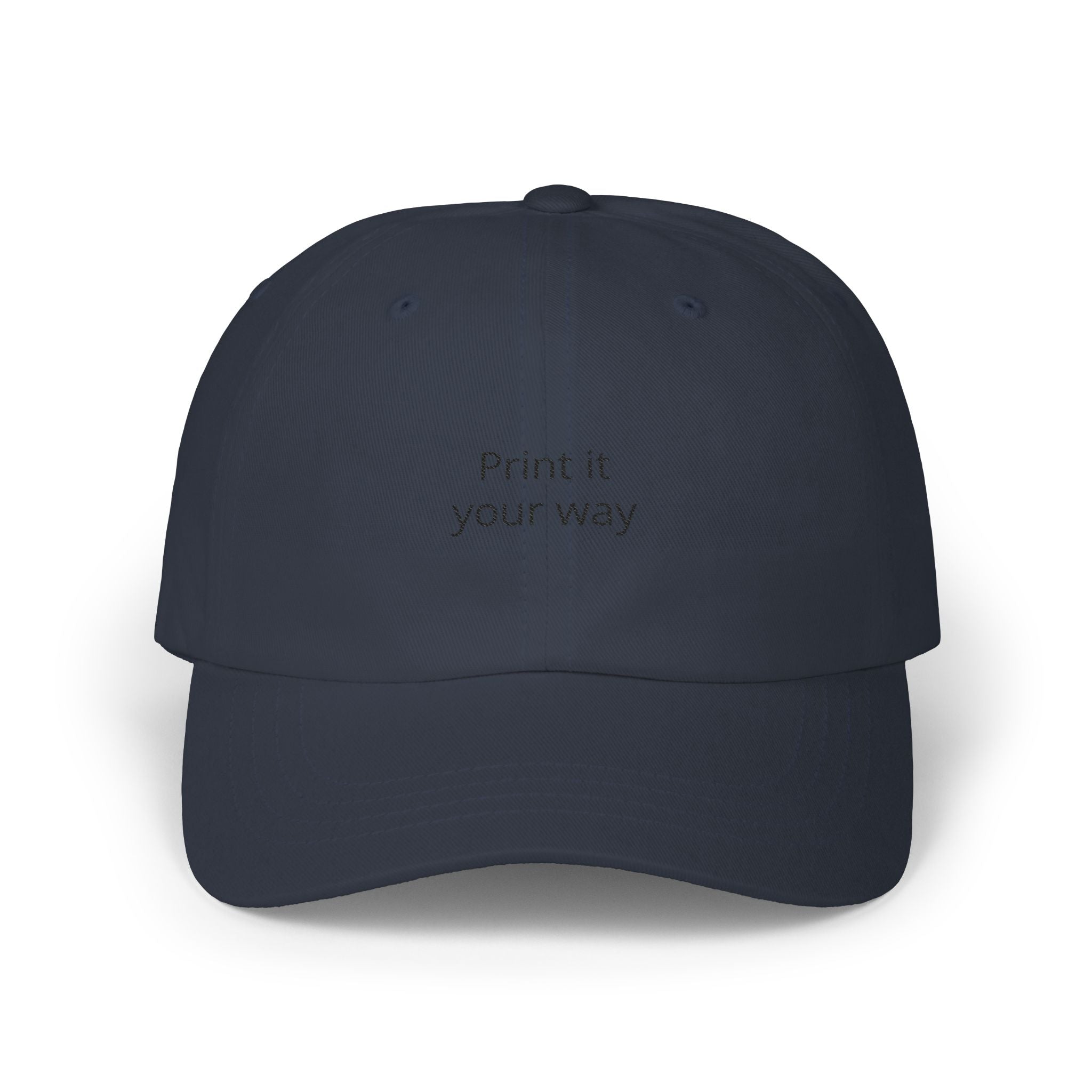 'Print it your way' Embroidered Hat