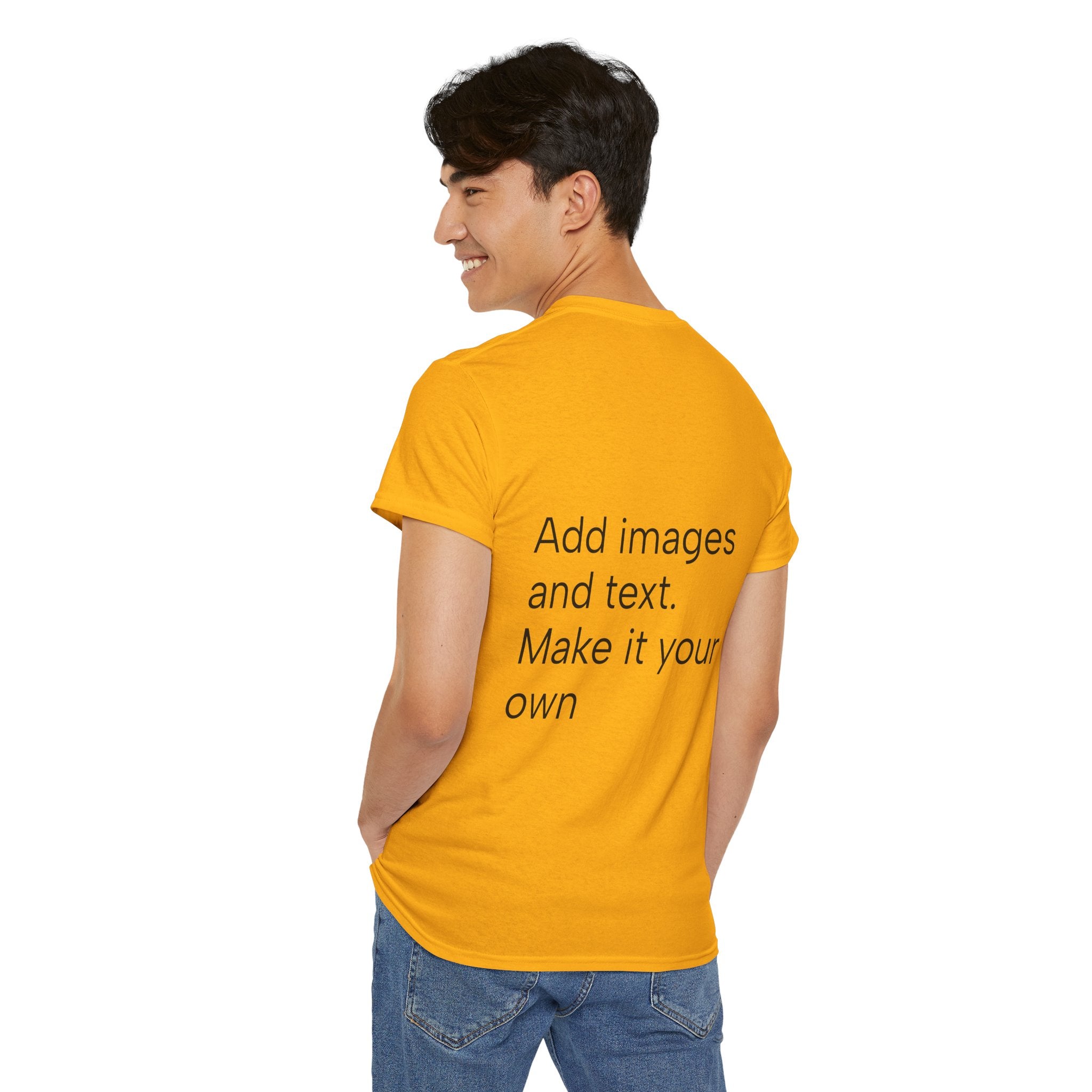 Customizable T‑Shirt – "Upload Your Designs and Watch Them Come to Life"