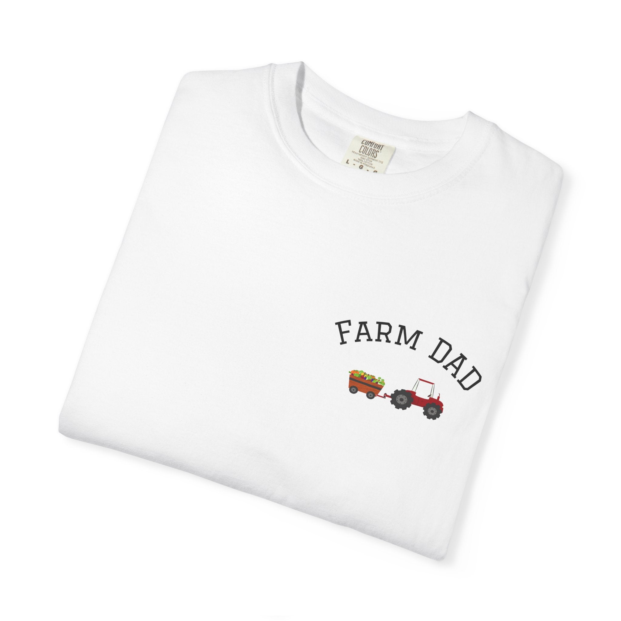 Farmer Dad T-Shirt — Rustic Farm Animals Graphic Tee