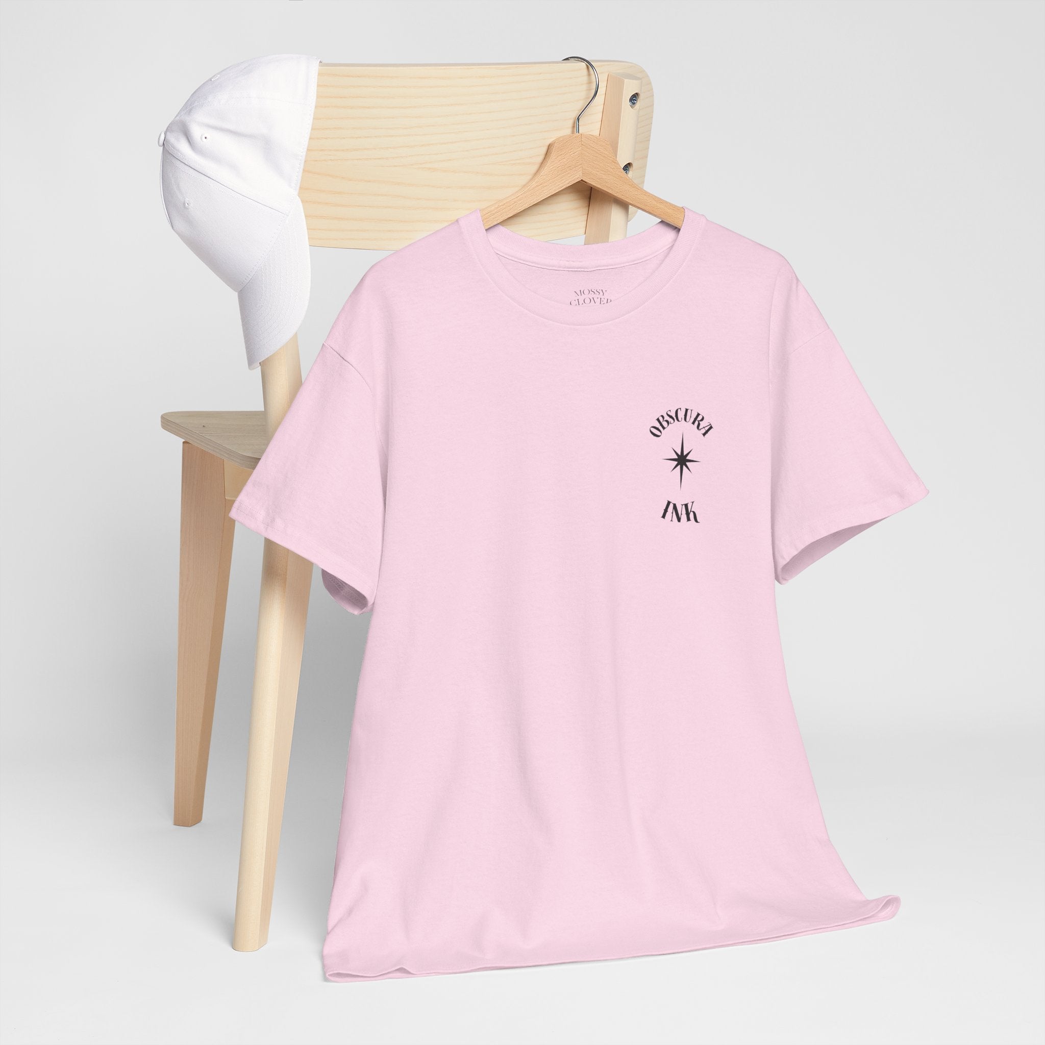 Shield Floral Tee — Obscura Ink Graphic T‑Shirt