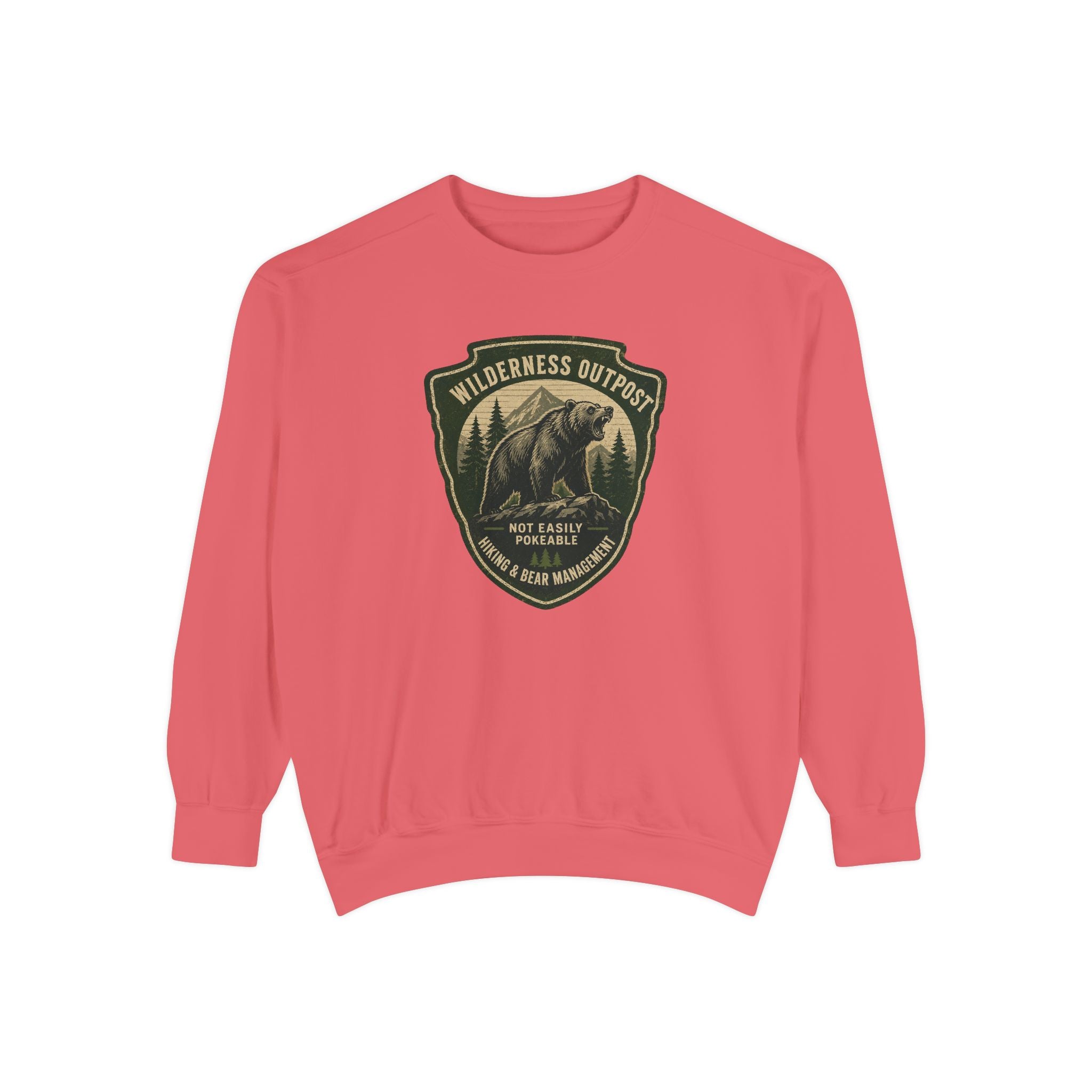 Wilderness Outfitters Bear Patch Sweatshirt — Outdoor Camping Crewneck