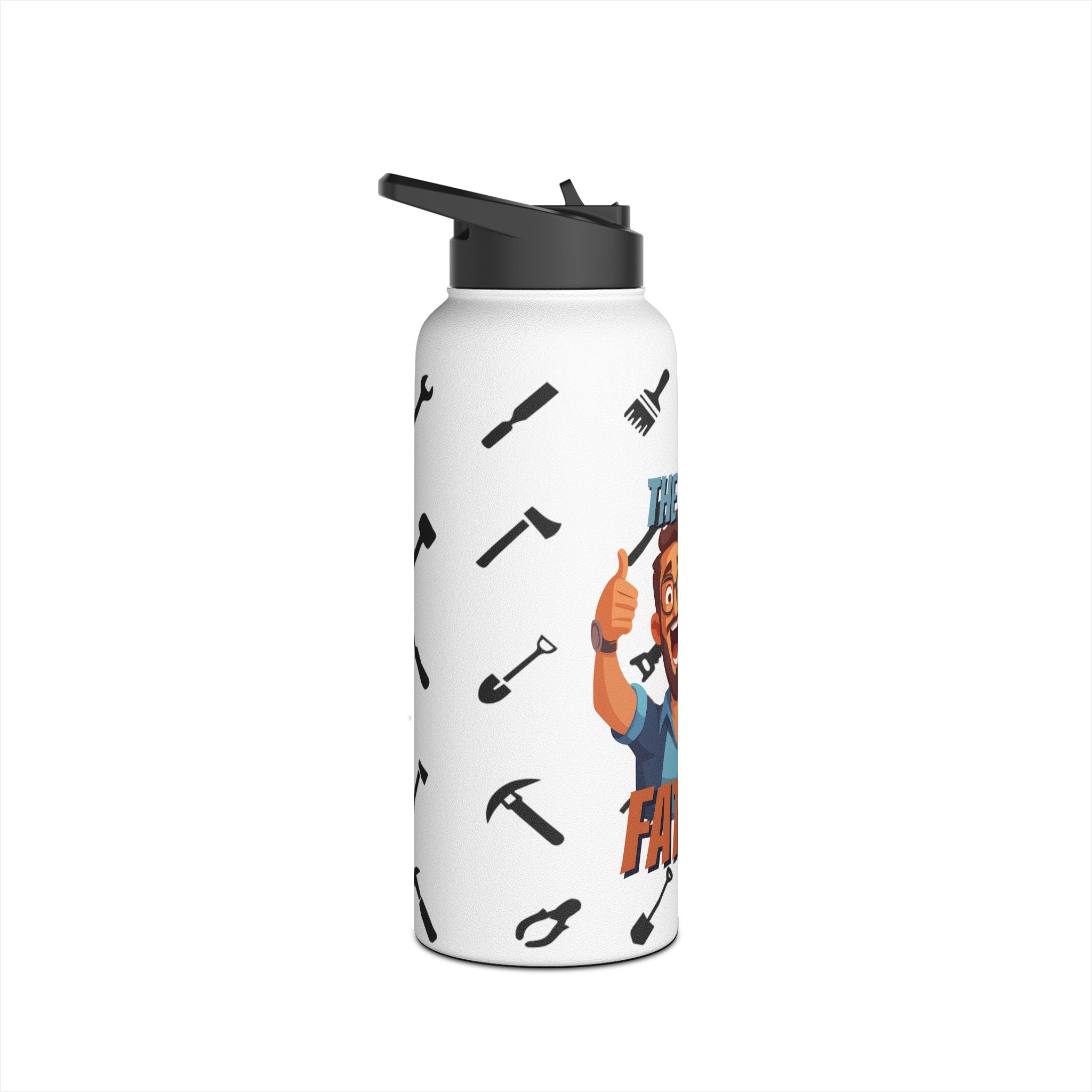 The Best Father Stainless Steel Water Bottle — Dad Gift for Father’s Day