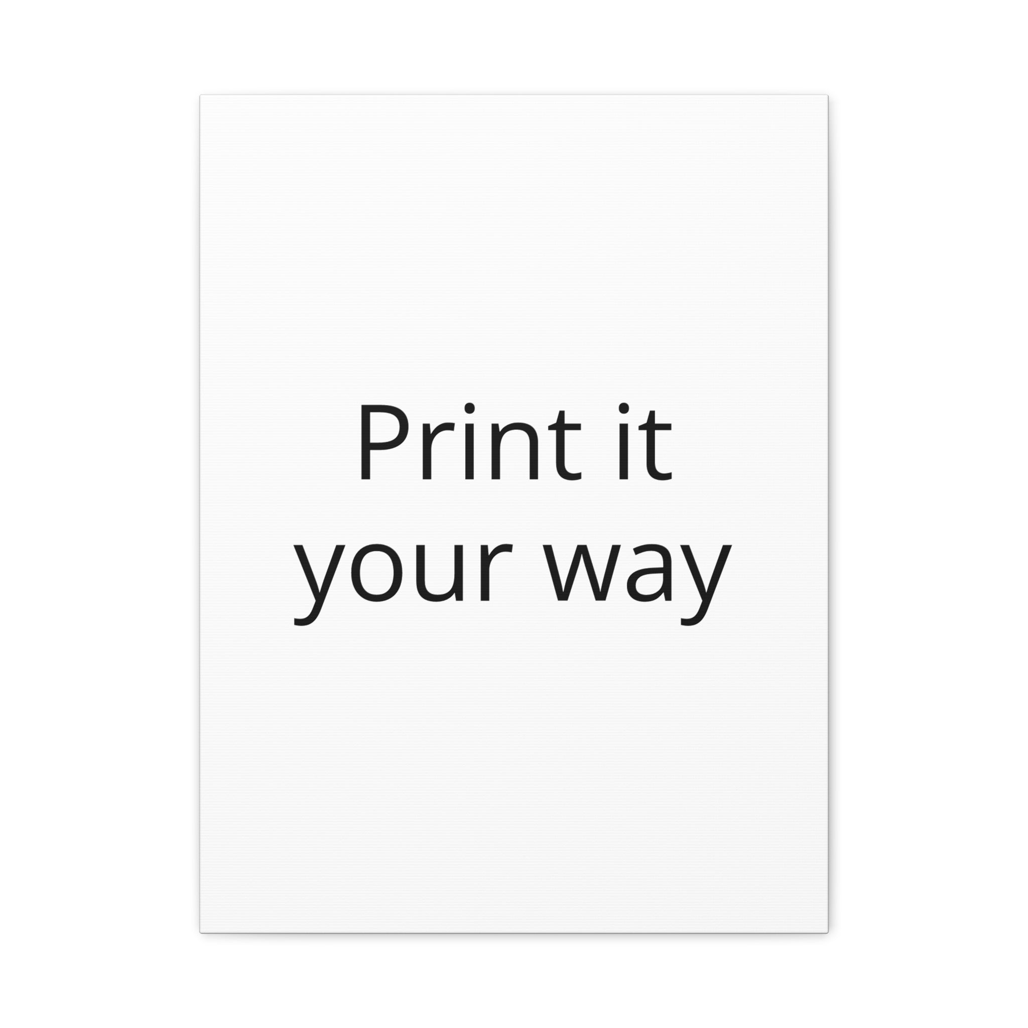 Matte Canvas, Stretched, 1.25"