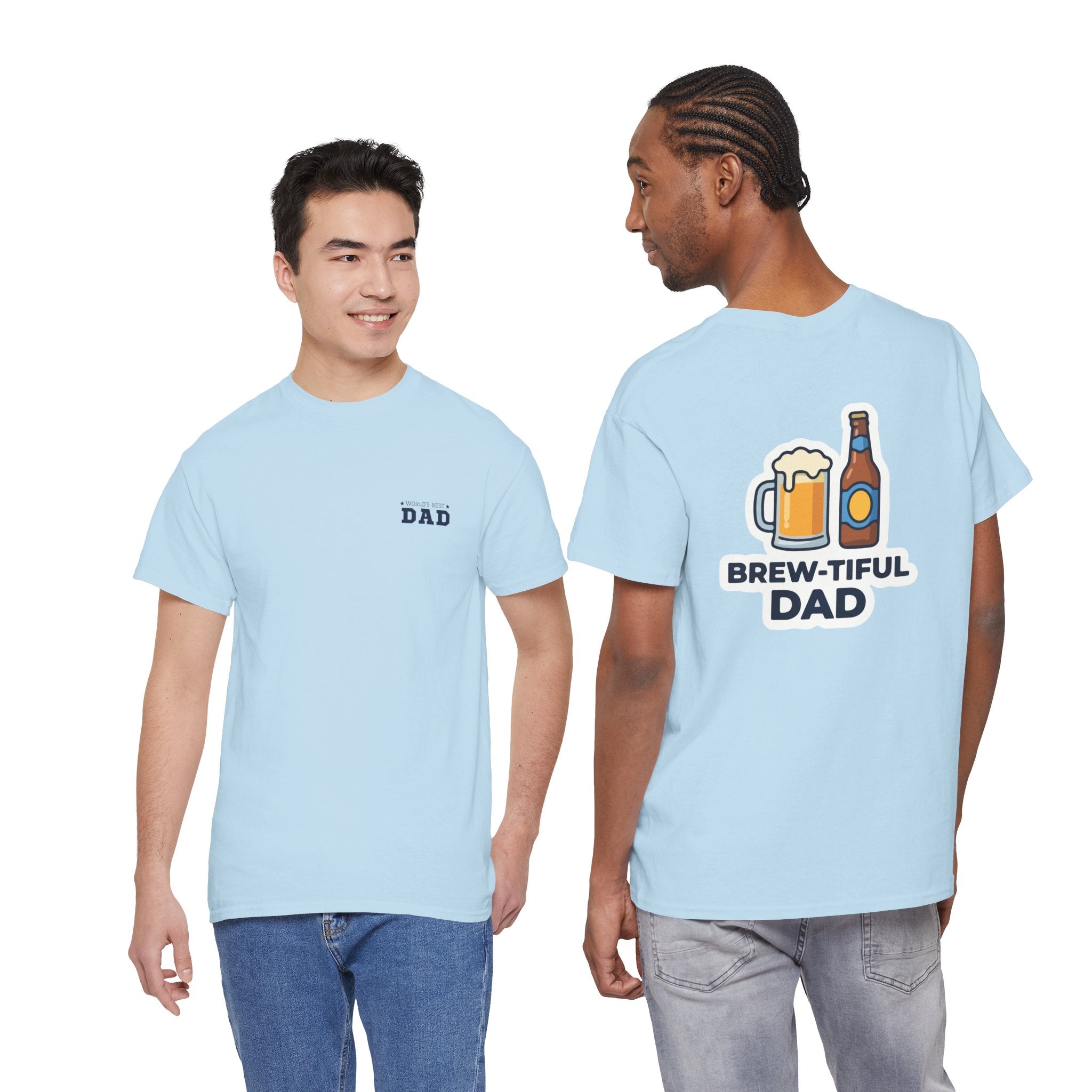 Brew-tiful Dad T-Shirt — Funny Father's Day Beer Tee