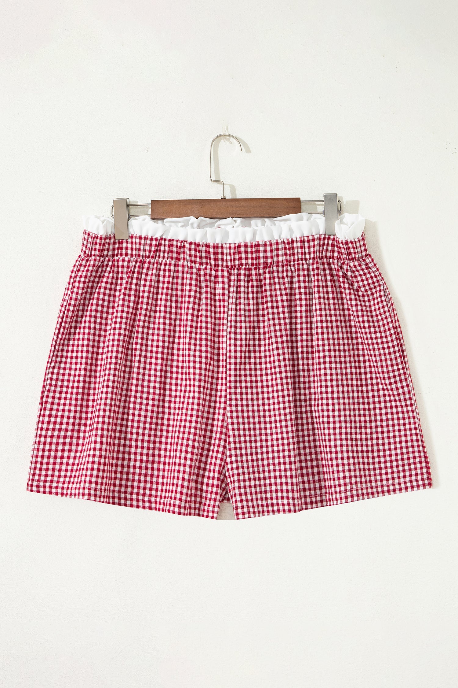 Ruffle up ~ Gingham Shorts