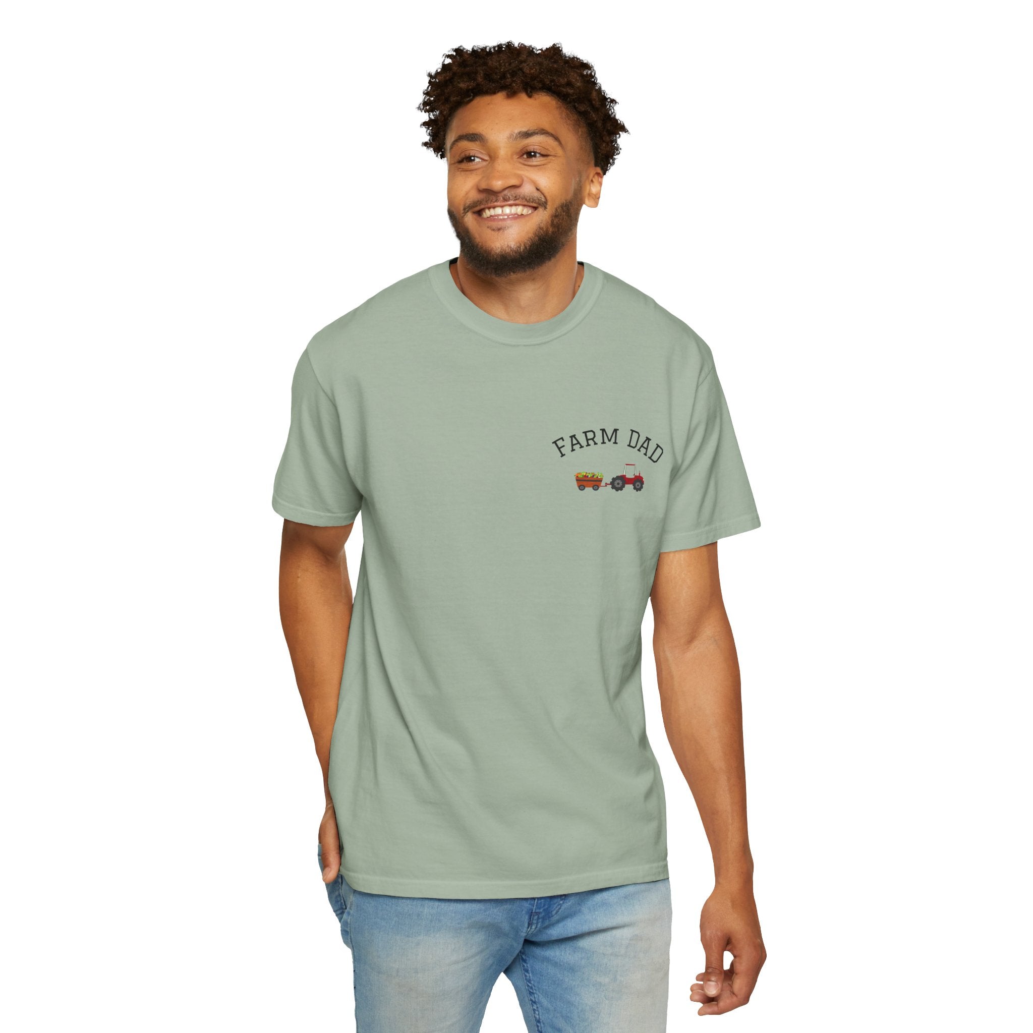 Farmer Dad T-Shirt — Rustic Farm Animals Graphic Tee