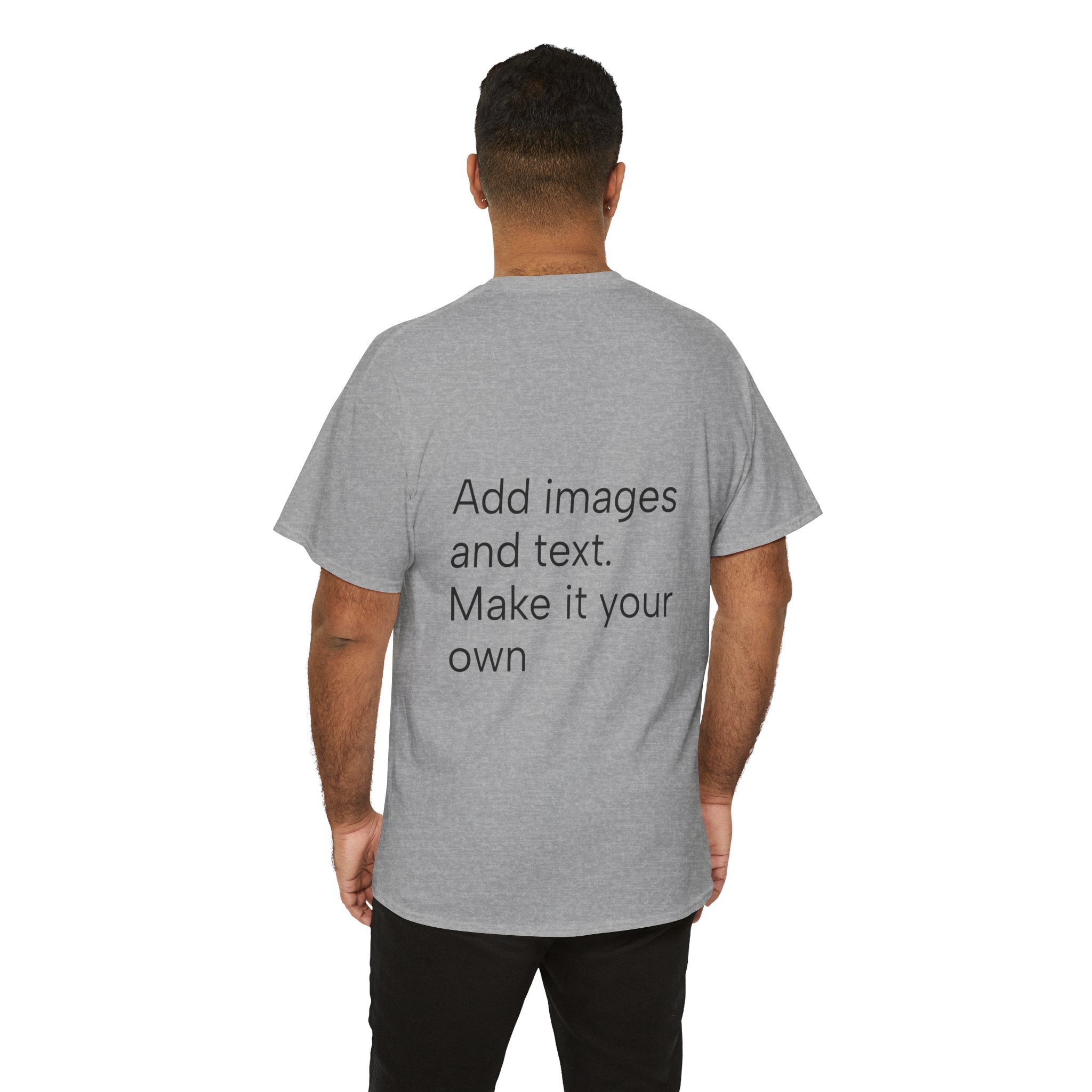 Customizable T‑Shirt – "Upload Your Designs and Watch Them Come to Life"