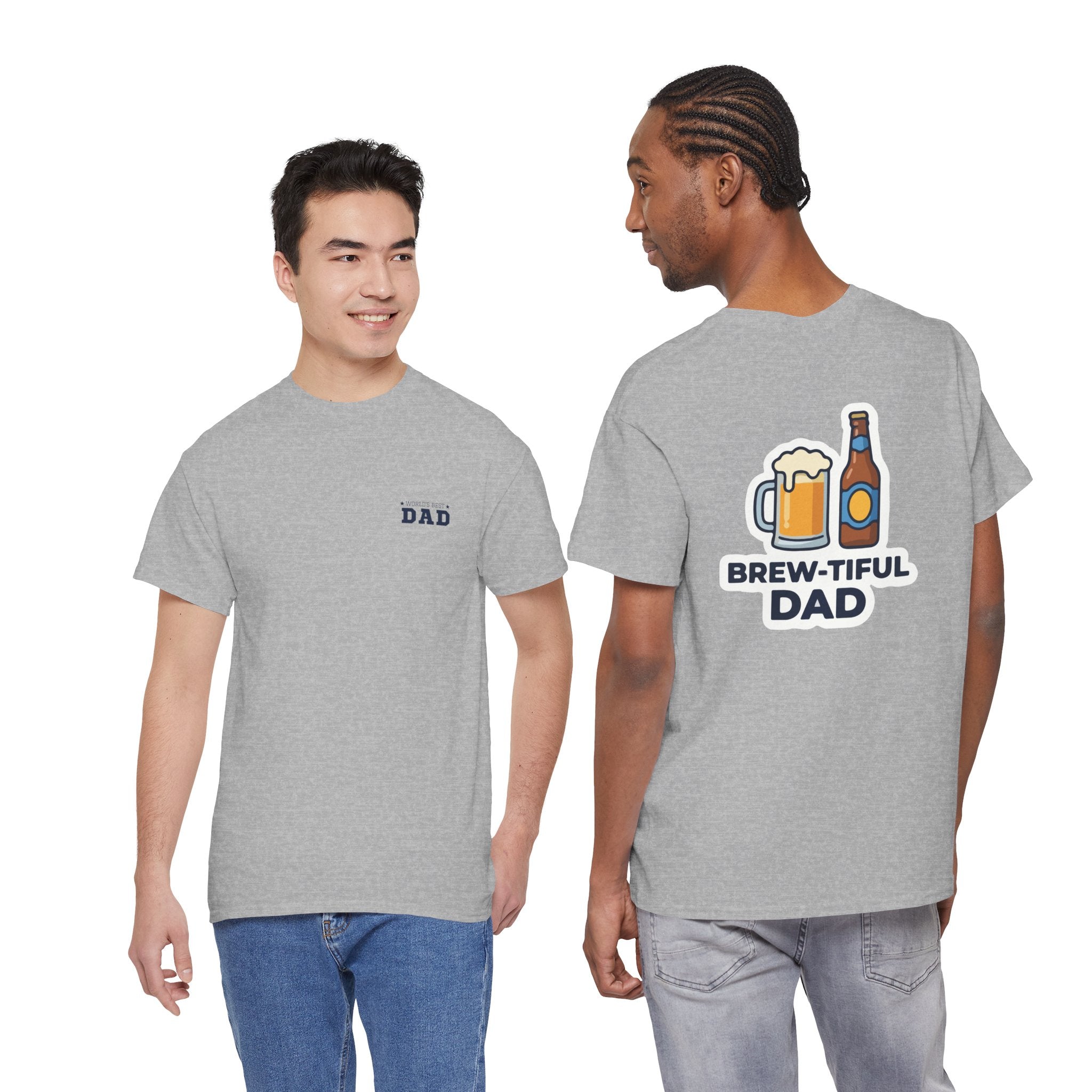 Brew-tiful Dad T-Shirt — Funny Father's Day Beer Tee