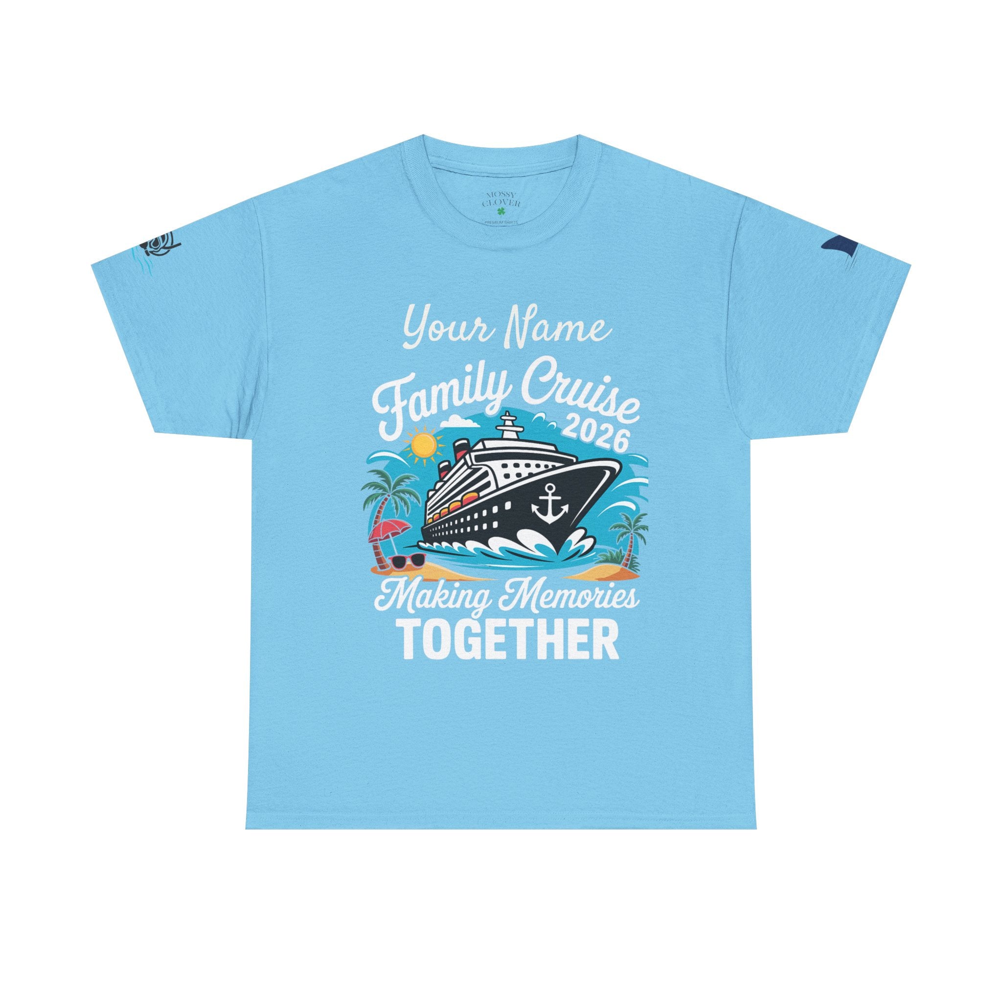 Family Cruise T‑Shirt — Customizable 'Making Memories Together' Cruise Vacation Tee