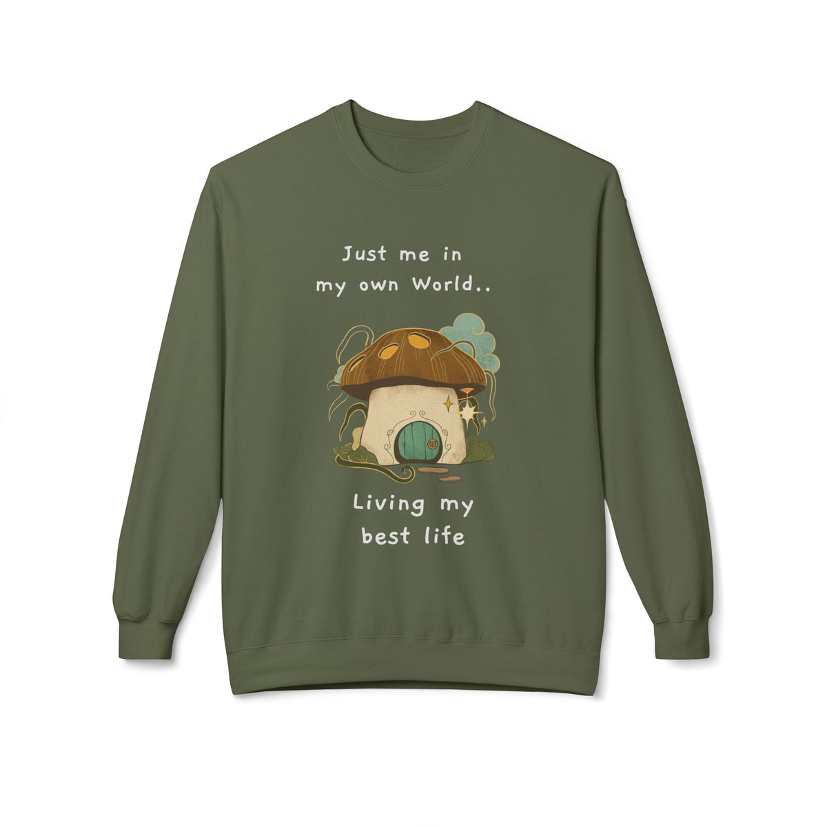 Cozy Mushroom House Sweatshirt — Crewneck