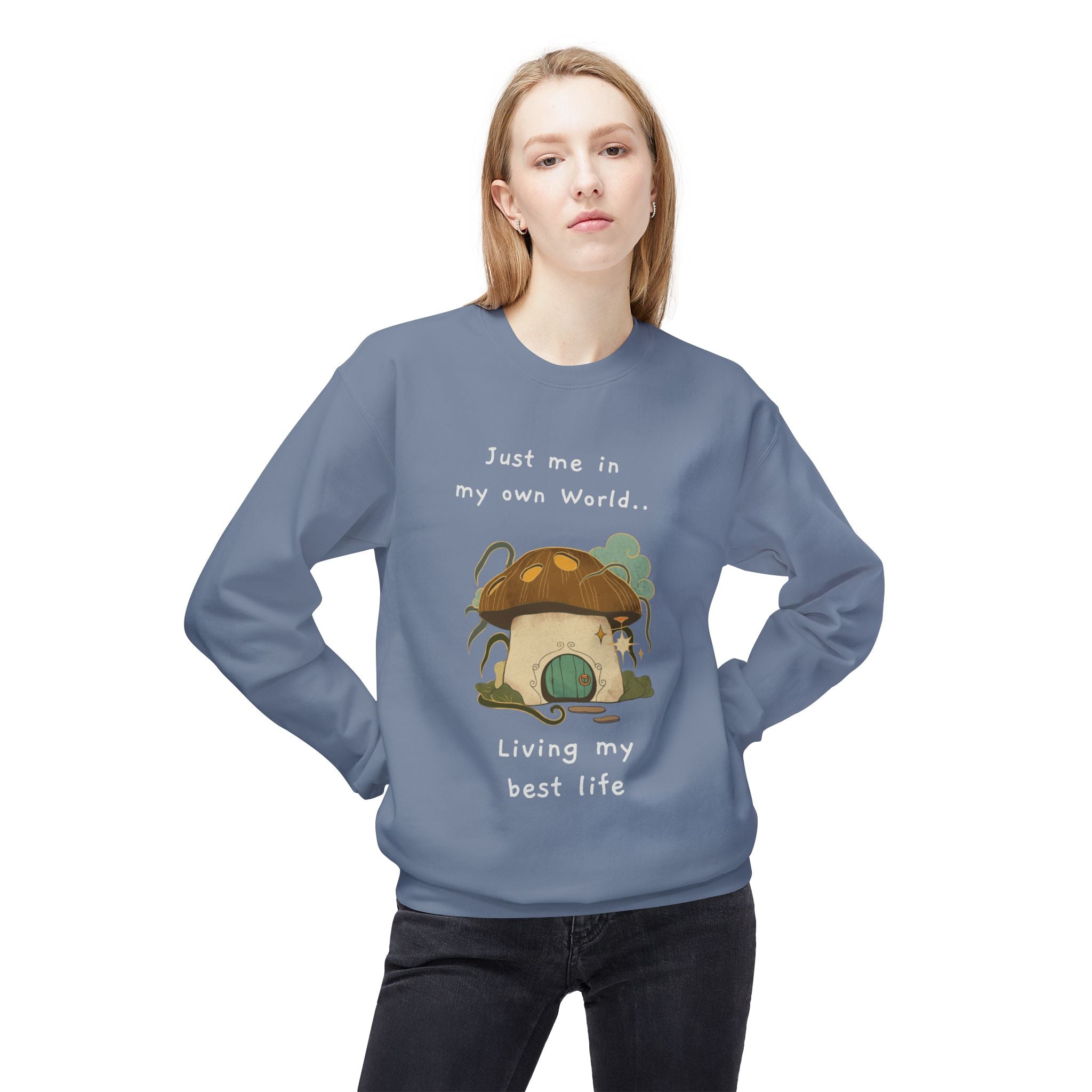 Cozy Mushroom House Sweatshirt — Crewneck