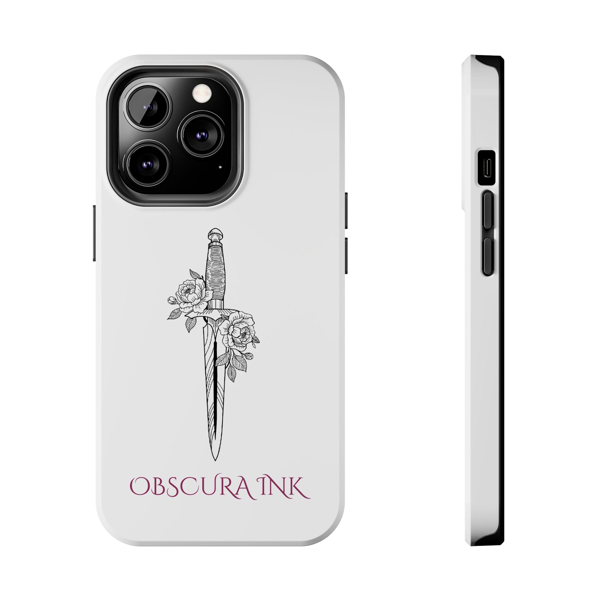 Tough Phone Case — Obscura Ink Shield Design
