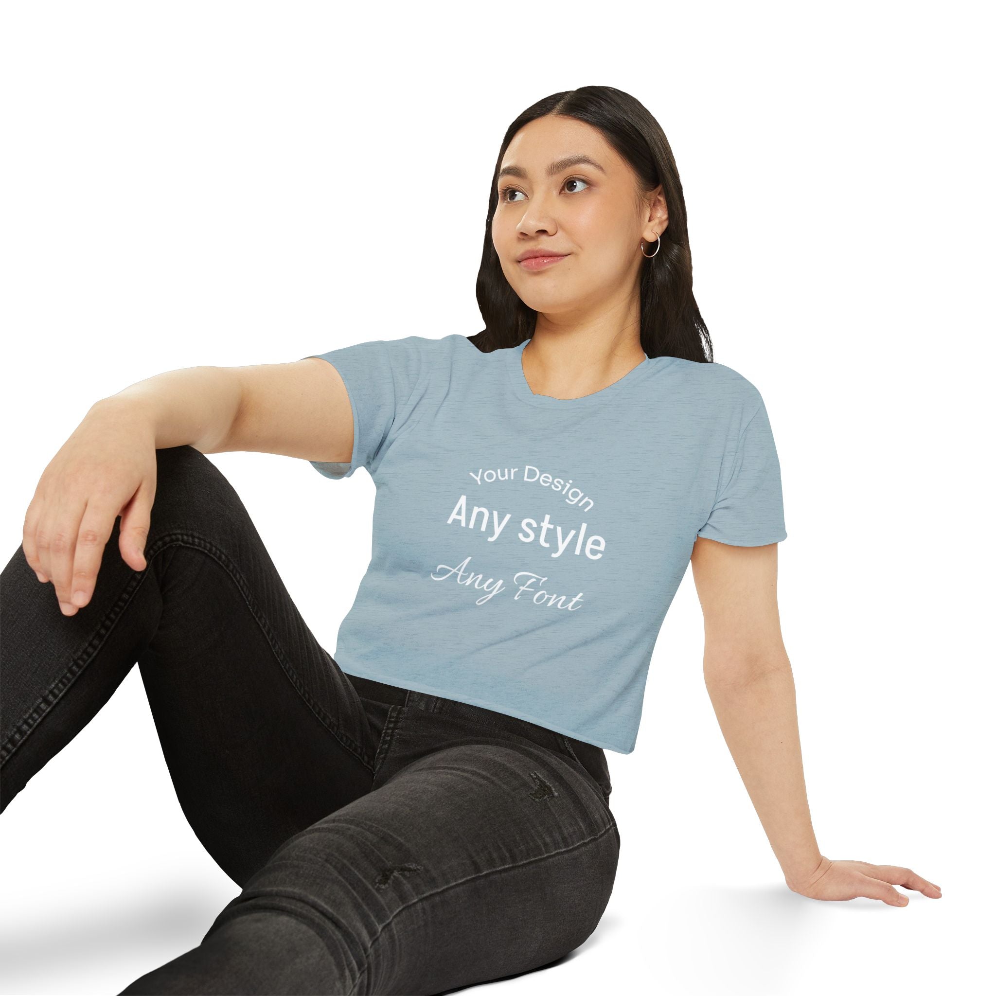 Women's Festival Crop Top — Customizable Graphic Crop Tee