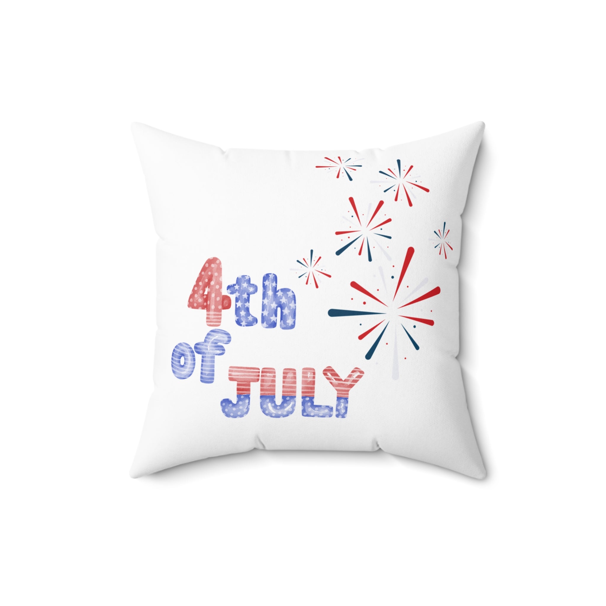 USA Flag Pillow - Patriotic Decorative Throw Pillow for 4th of July