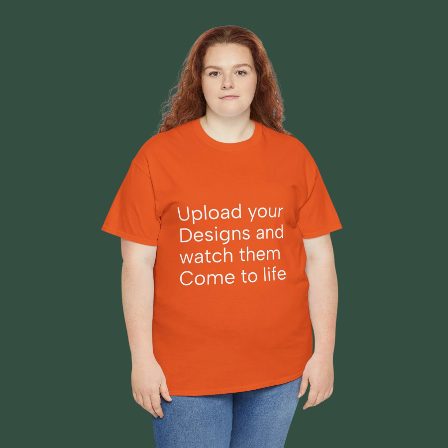 Customizable T‑Shirt – "Upload Your Designs and Watch Them Come to Life"