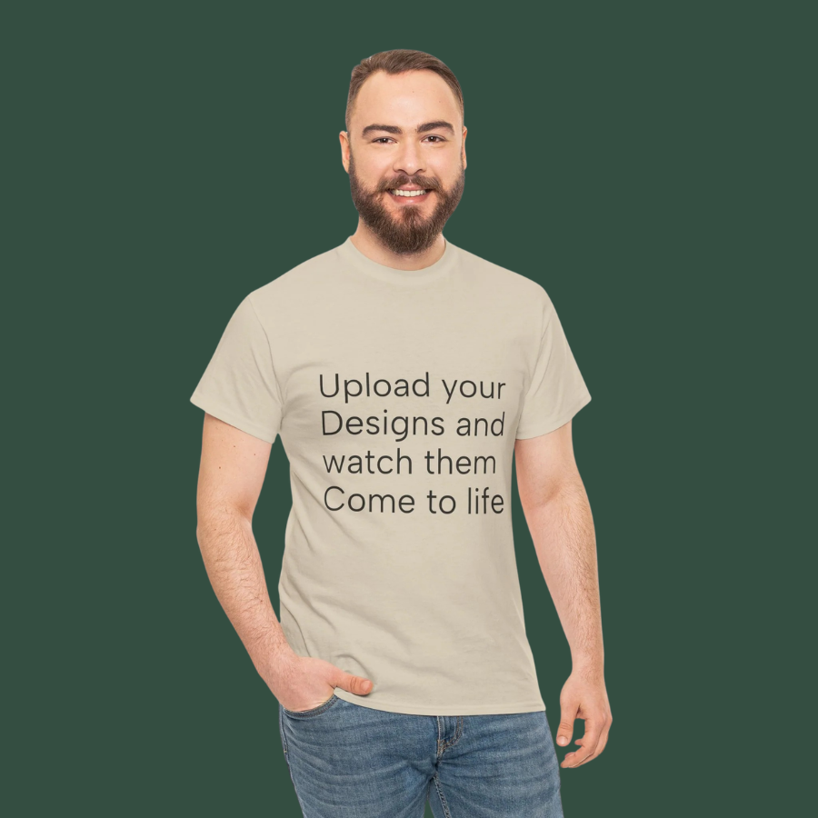 Customizable T‑Shirt – "Upload Your Designs and Watch Them Come to Life"