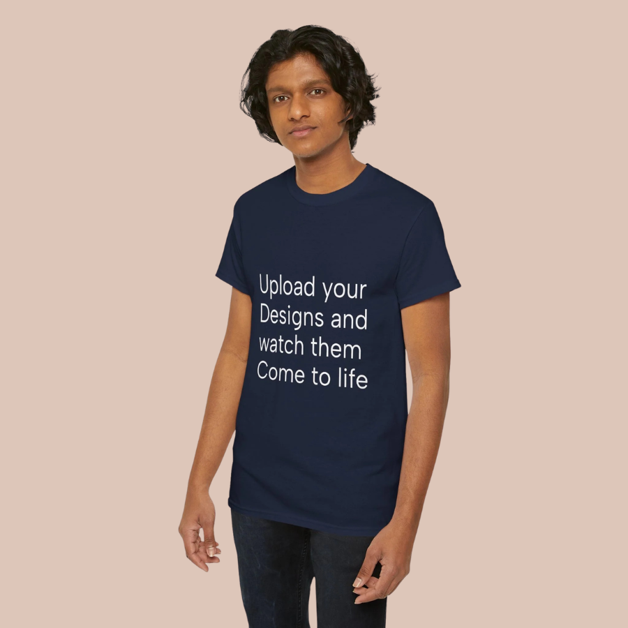 Customizable T‑Shirt – "Upload Your Designs and Watch Them Come to Life"