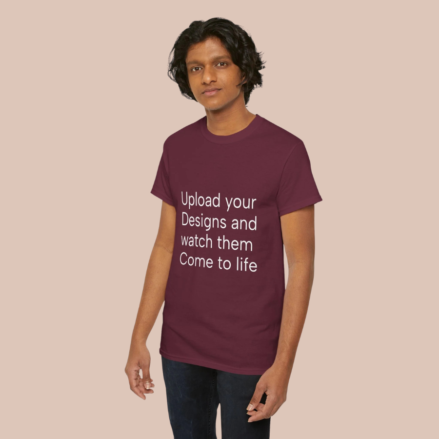 Customizable T‑Shirt – "Upload Your Designs and Watch Them Come to Life"